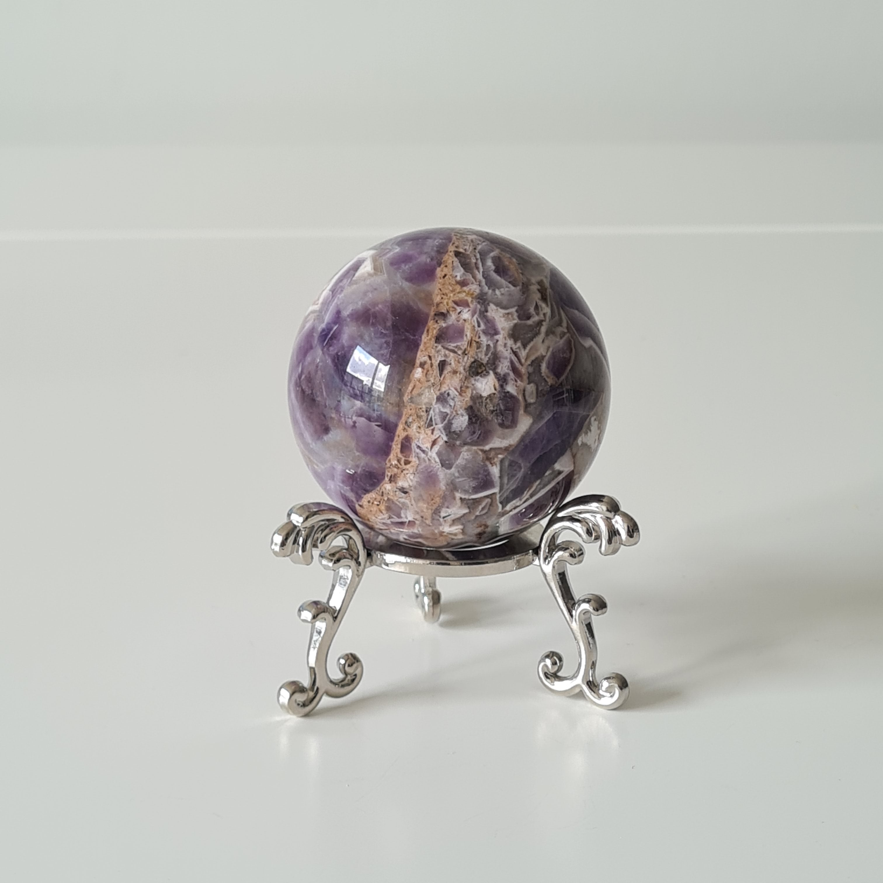 Chevron Amethyst Sphere | 300 g