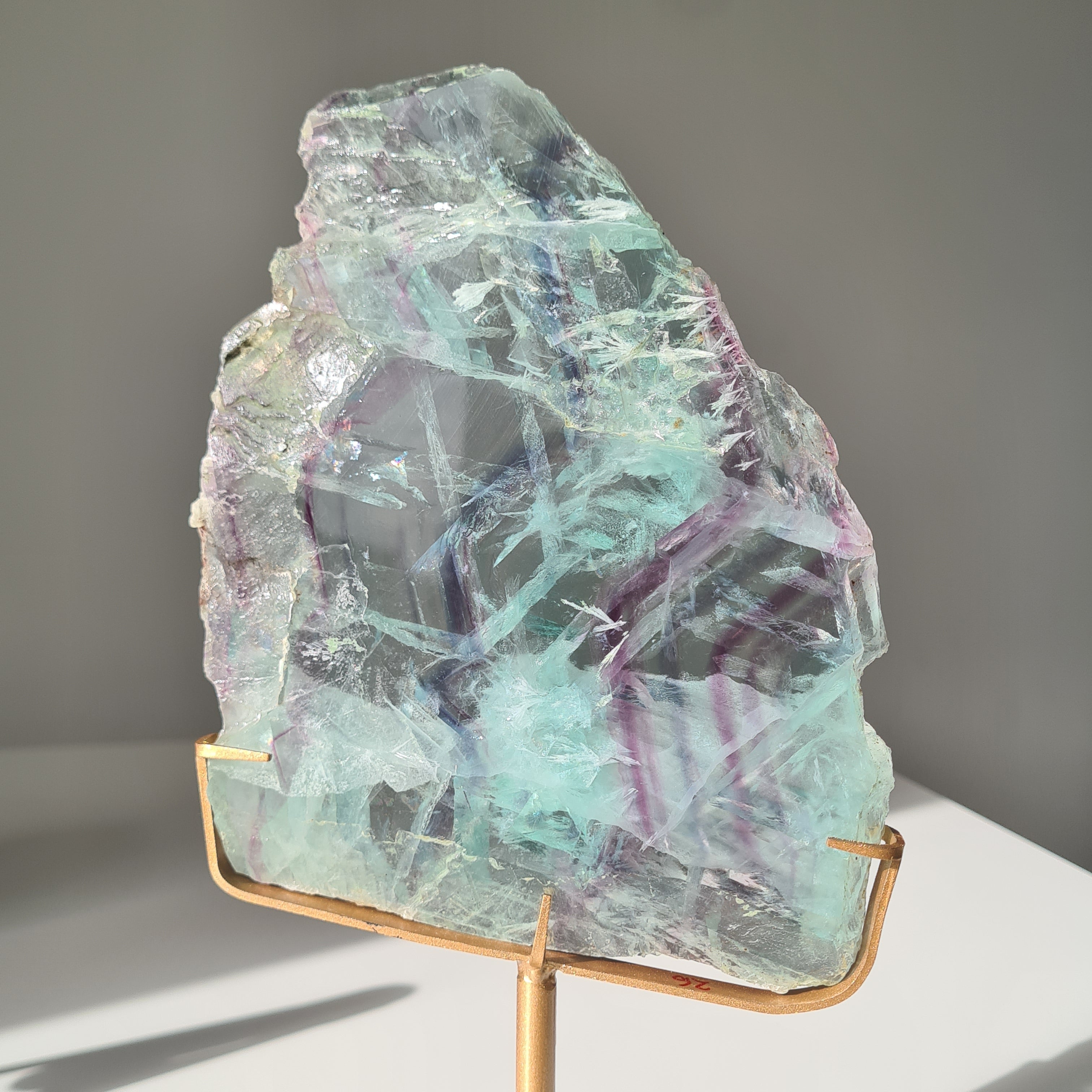Fluorite Dream Portal On Custom Stand | 28 cm tall with stand