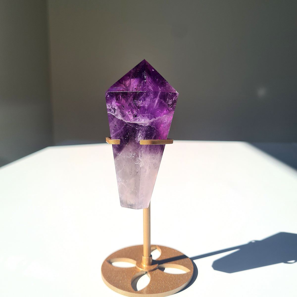 Amethyst Crystal Fairy Wand π§ββοΈ | Custom Stand | Piece A