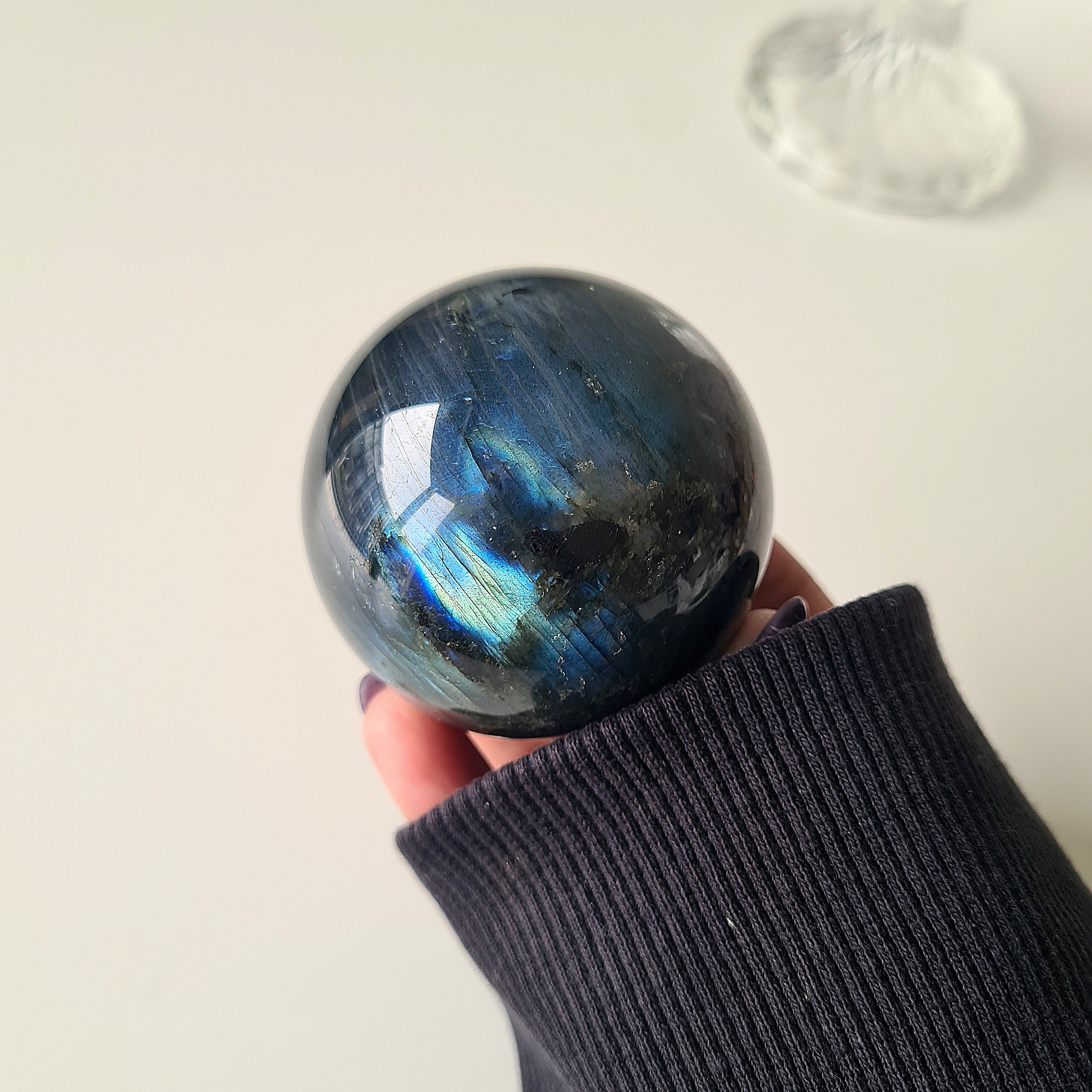 Labradorite Sphere With Stand | C