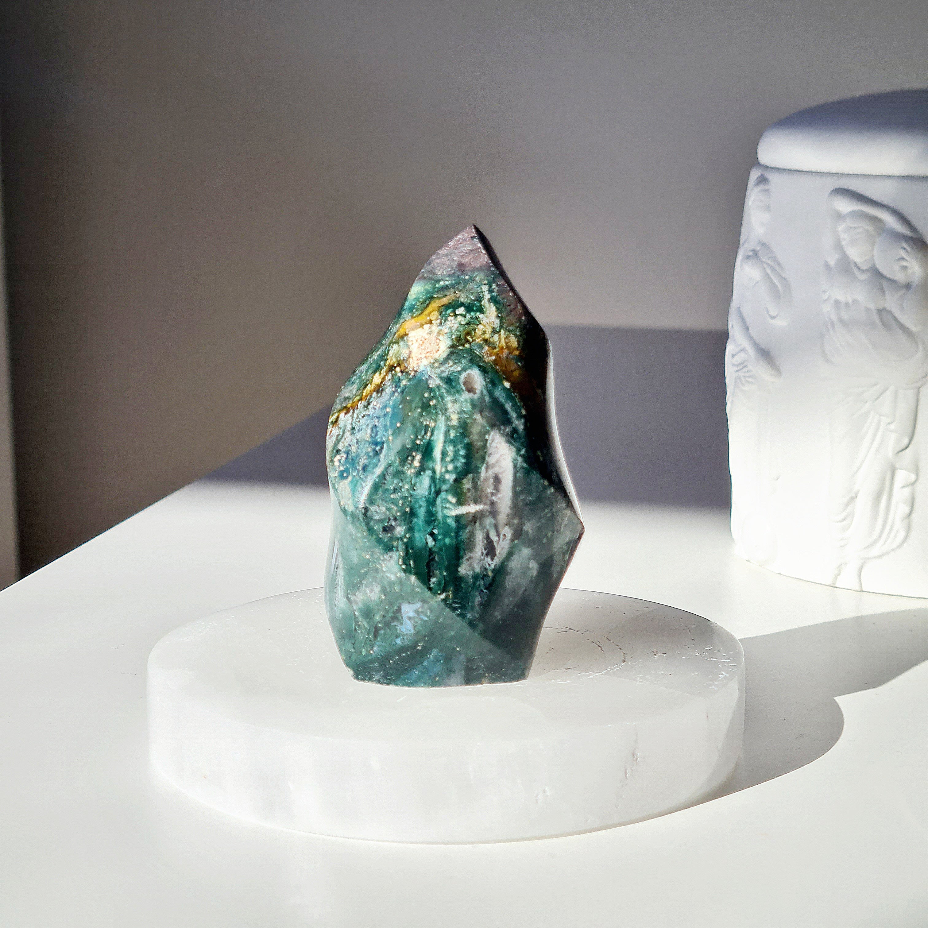 Ocean Jasper Flame | 7.5 cm tall | 143 g