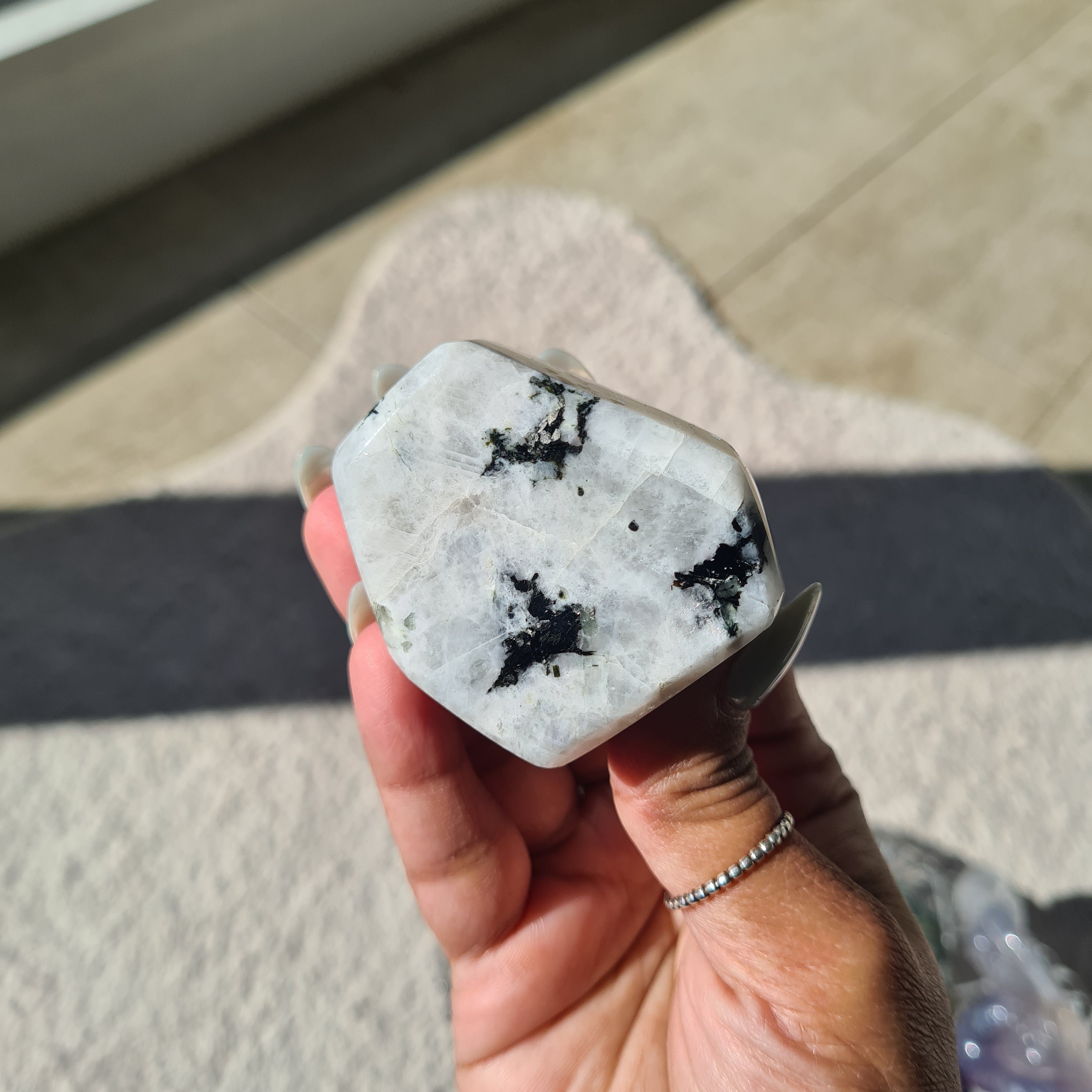 Rainbow moonstone