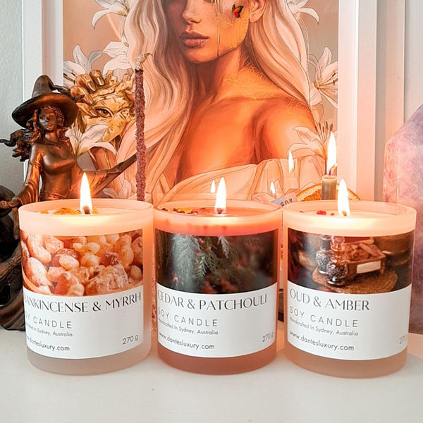 Candle Trio | Incense Candle Range
