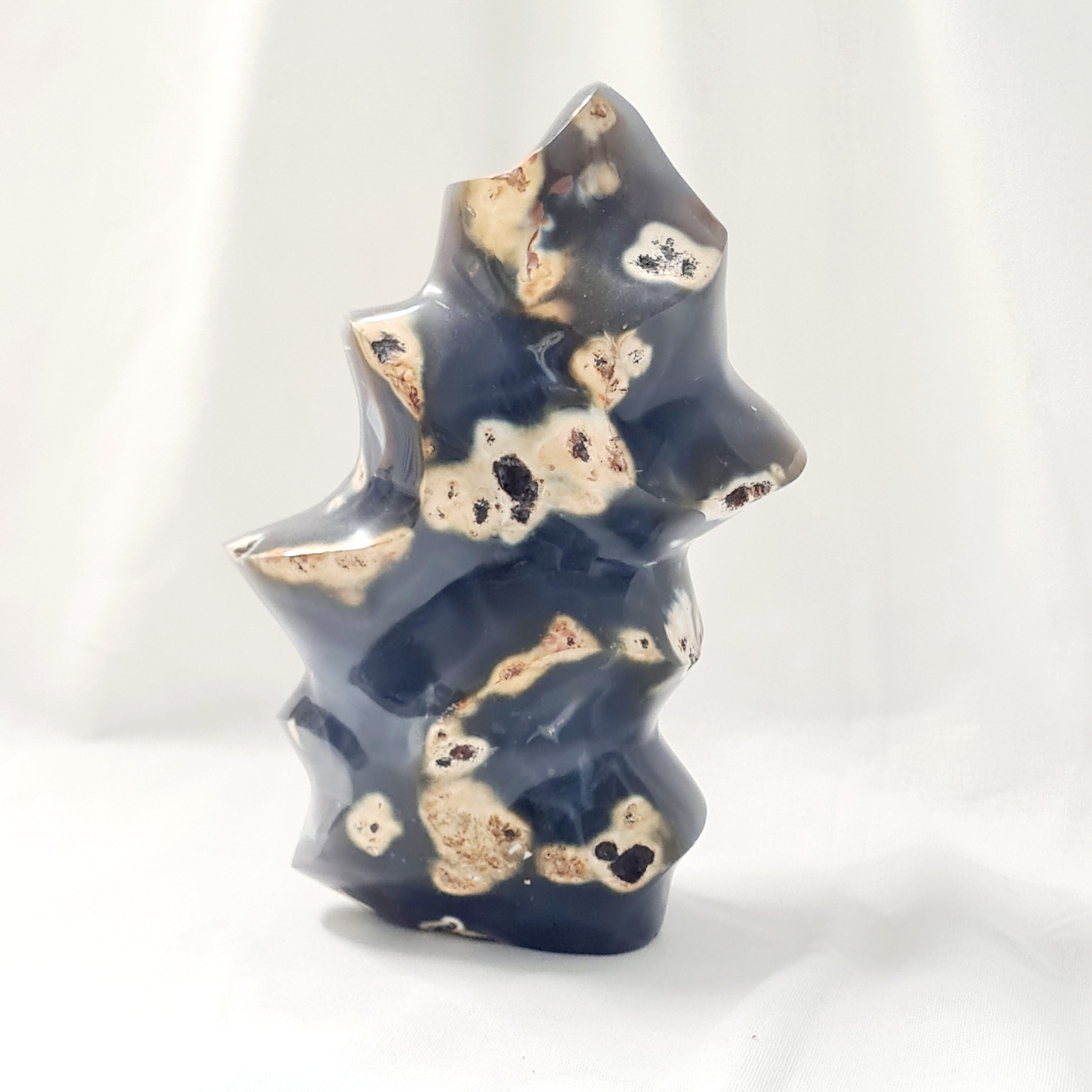 Orca Agate | Large Flame