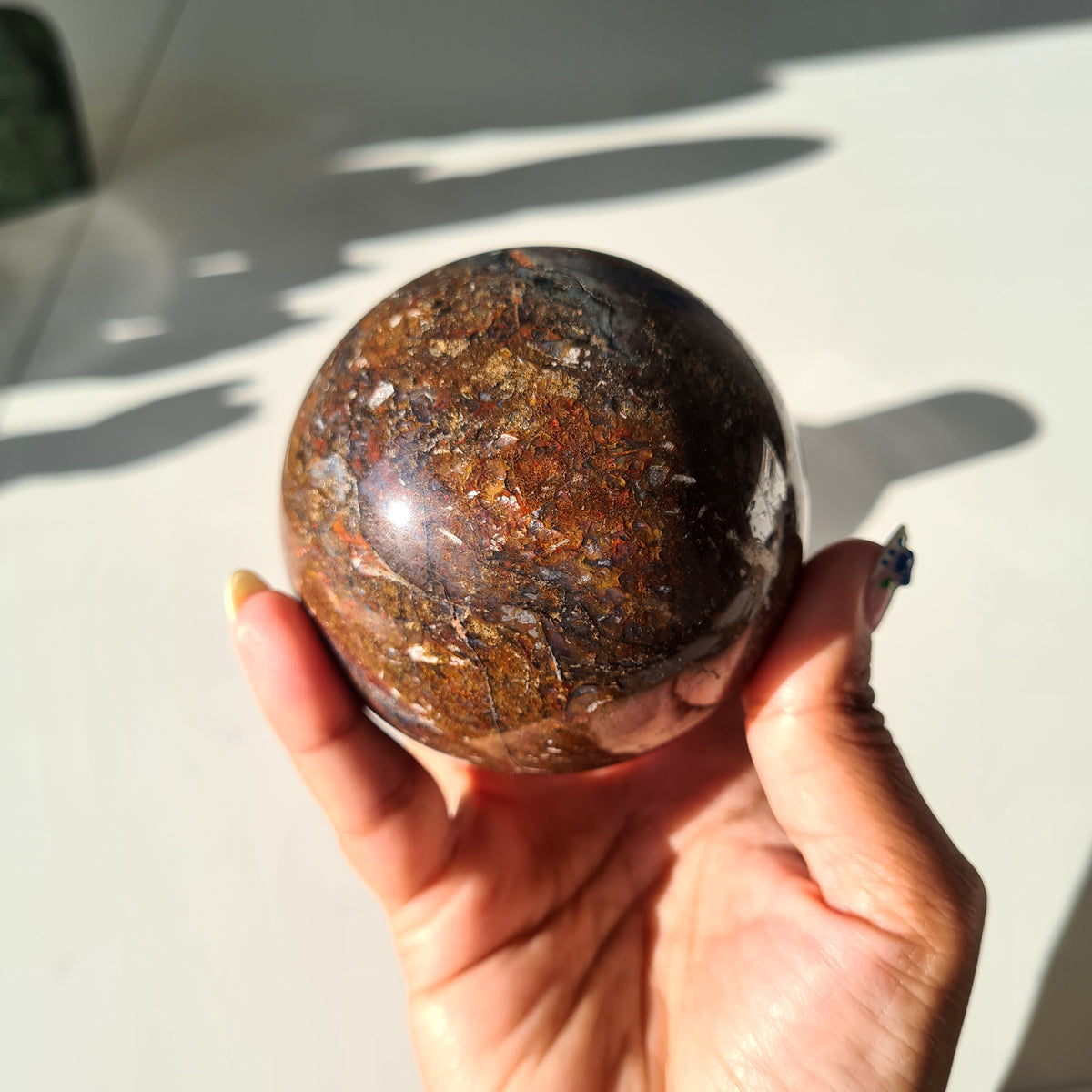 Pietersite Sphere On Stand | C