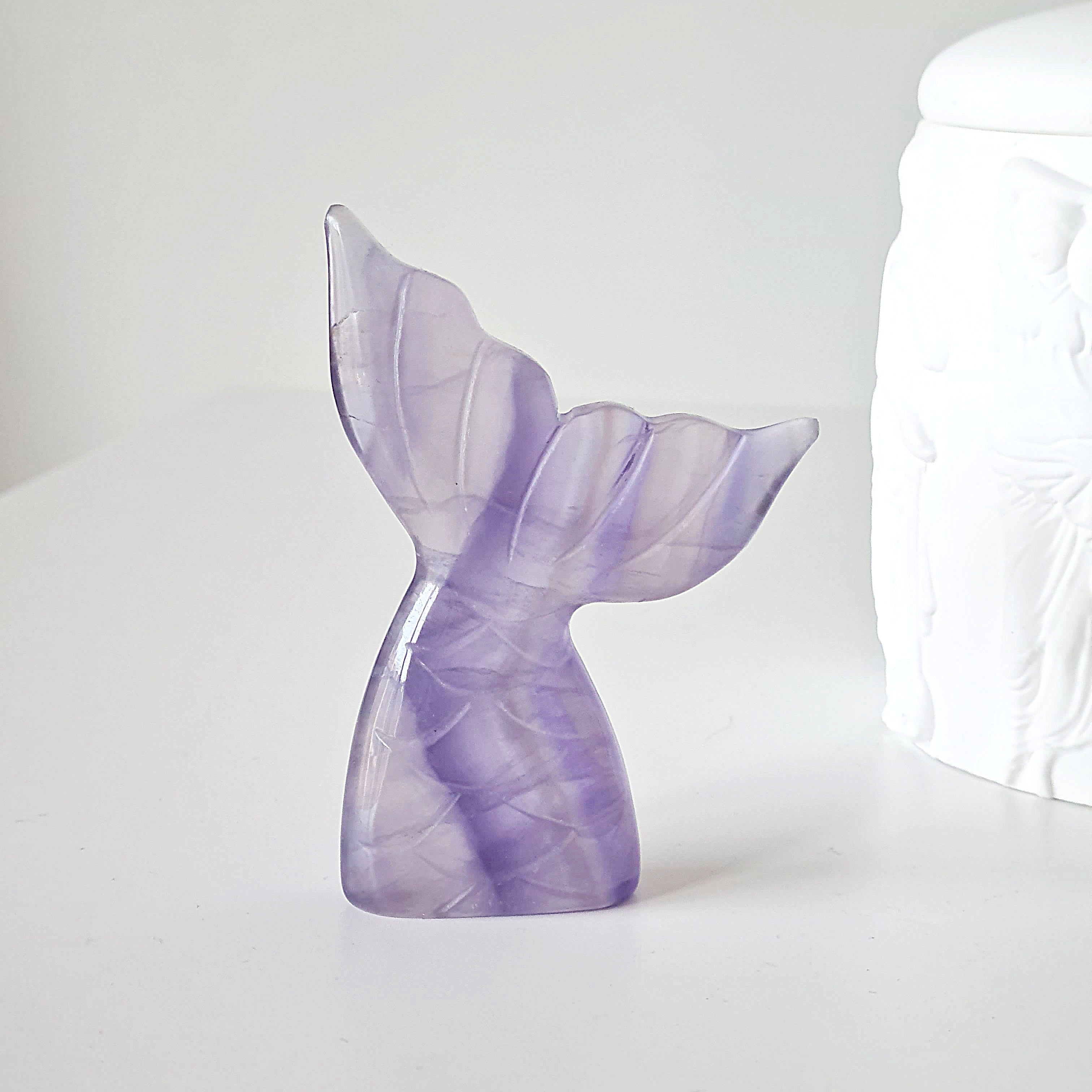 Lilac Fluorite Mermaid Tail | A