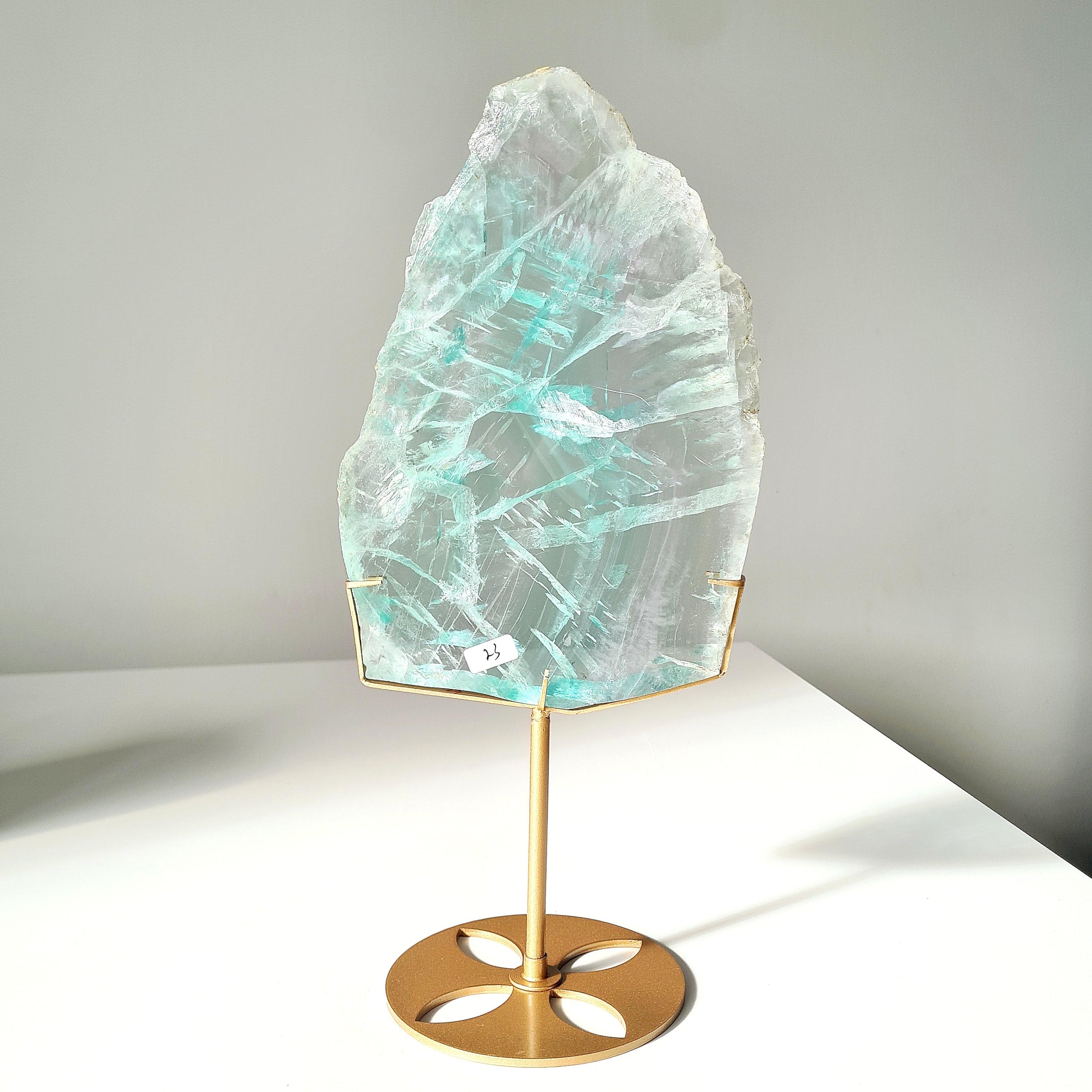 Fluorite Dream Portal On Custom Stand | 35 cm tall with stand