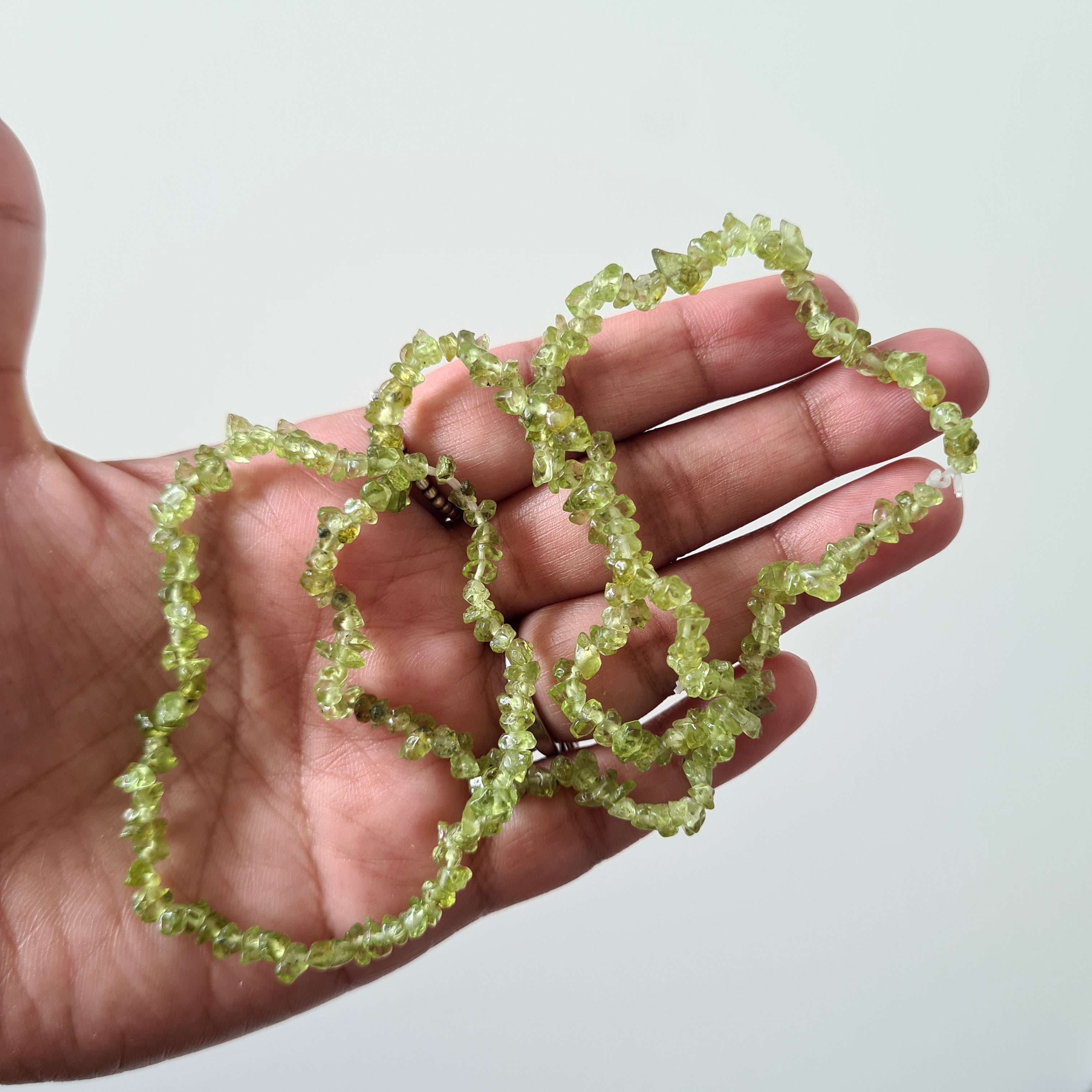 Peridot Chips Bracelet | 1 Piece