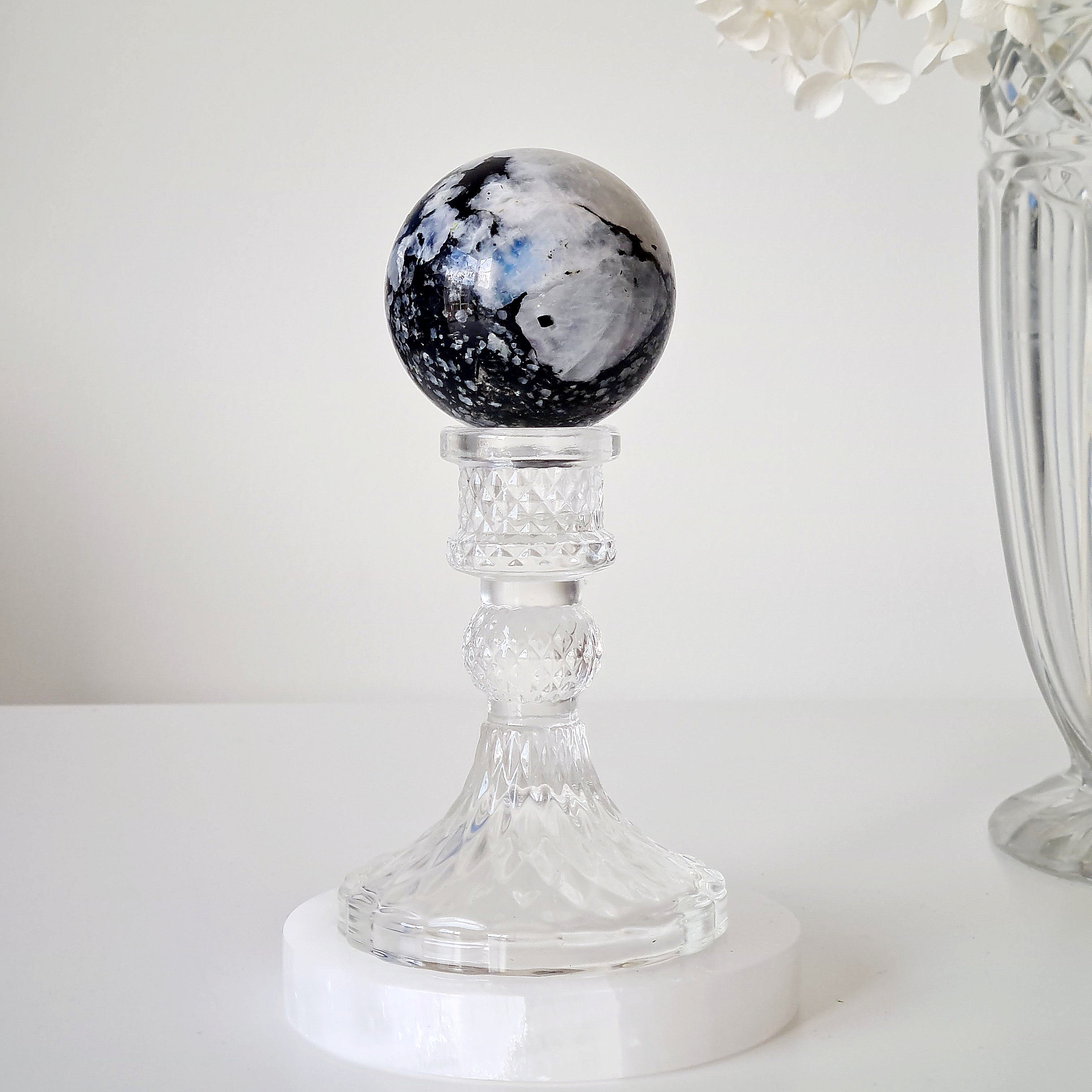 Moonstone π Sphere with stand | A | 270 g