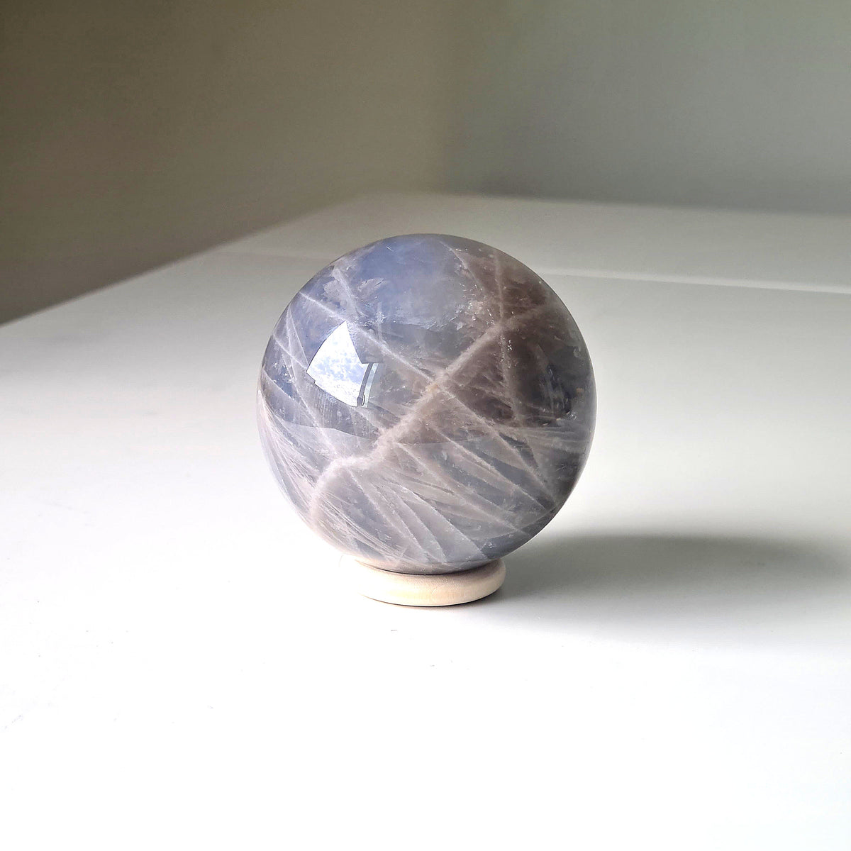 Blue Rose Quartz Crystal | Piece B | 6.6 cm