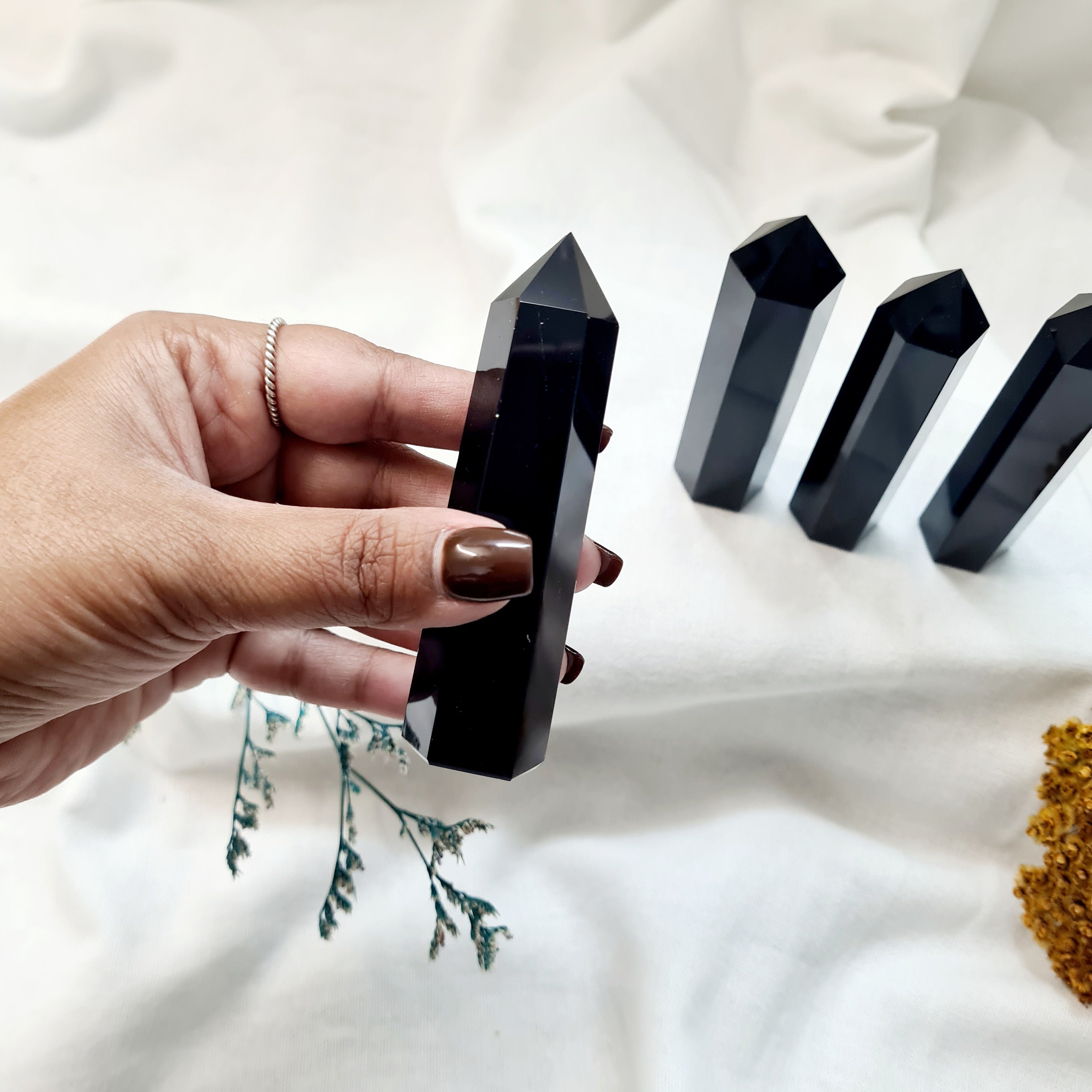 Black Obsidian | Protection Point | 1 piece