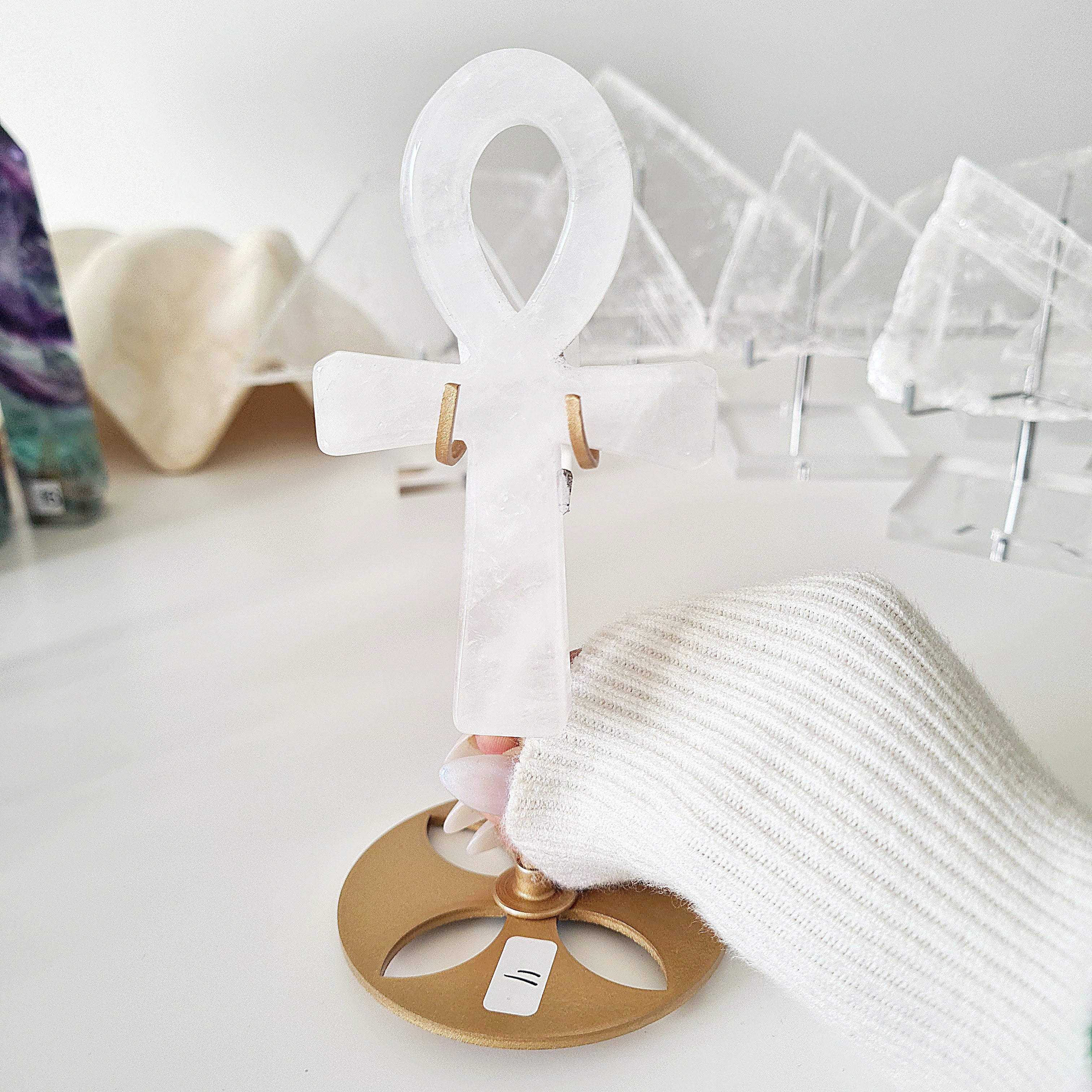 Clear Quartz | Ankh | Divine Protection | B