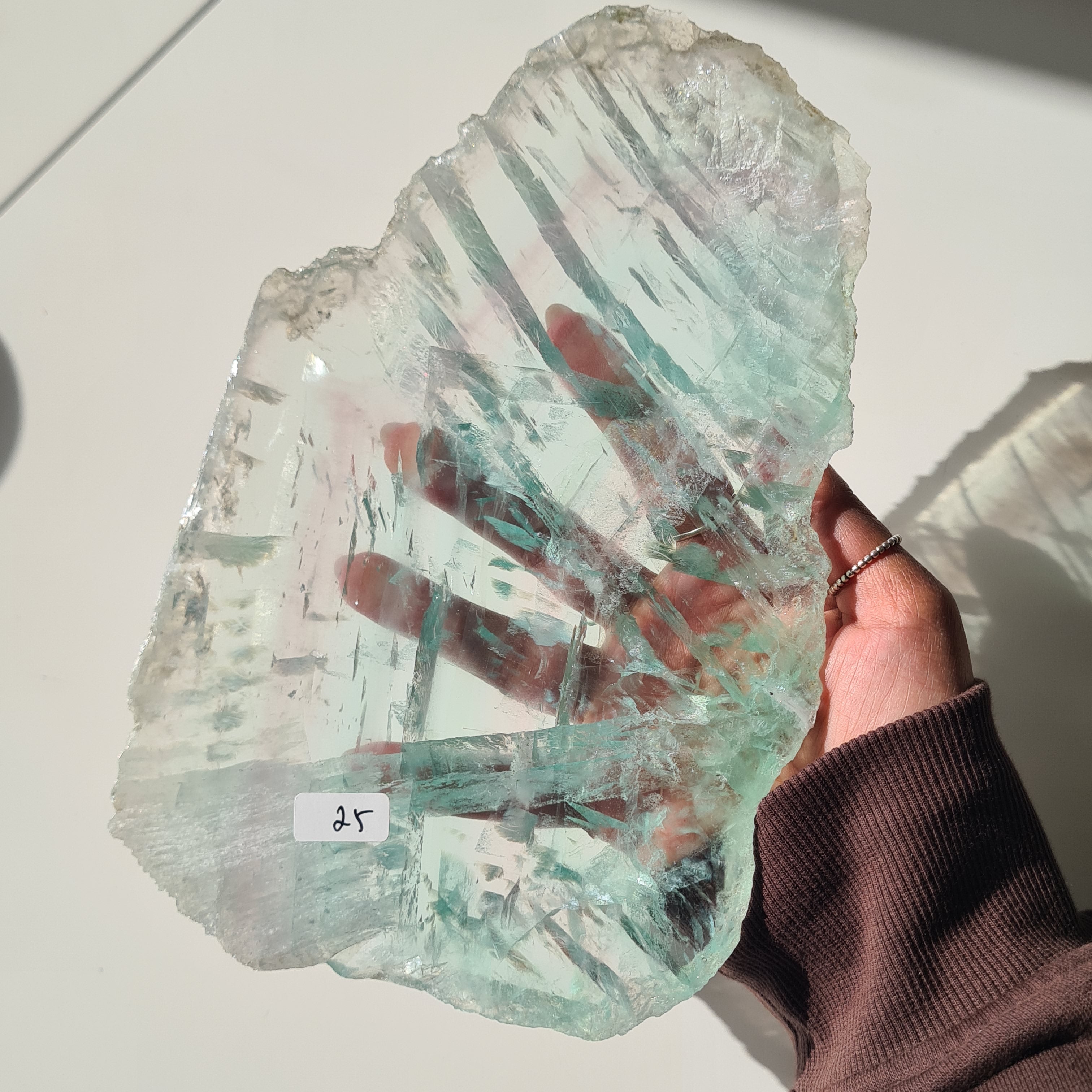 Fluorite Dream Portal On Custom Stand | 33 cm tall with stand