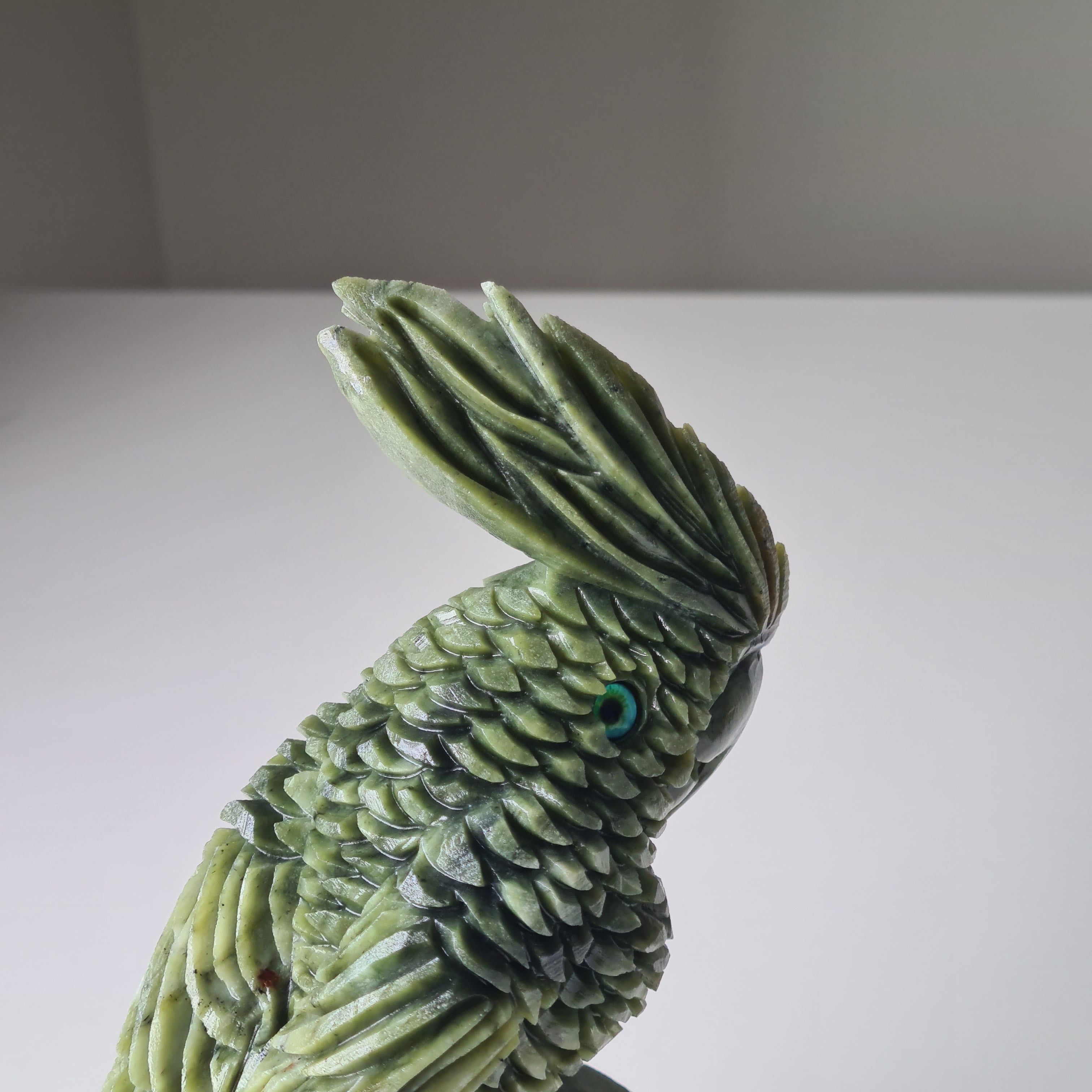 Jade Bird | 20 cm tall |1.3 kg | | Handcarved