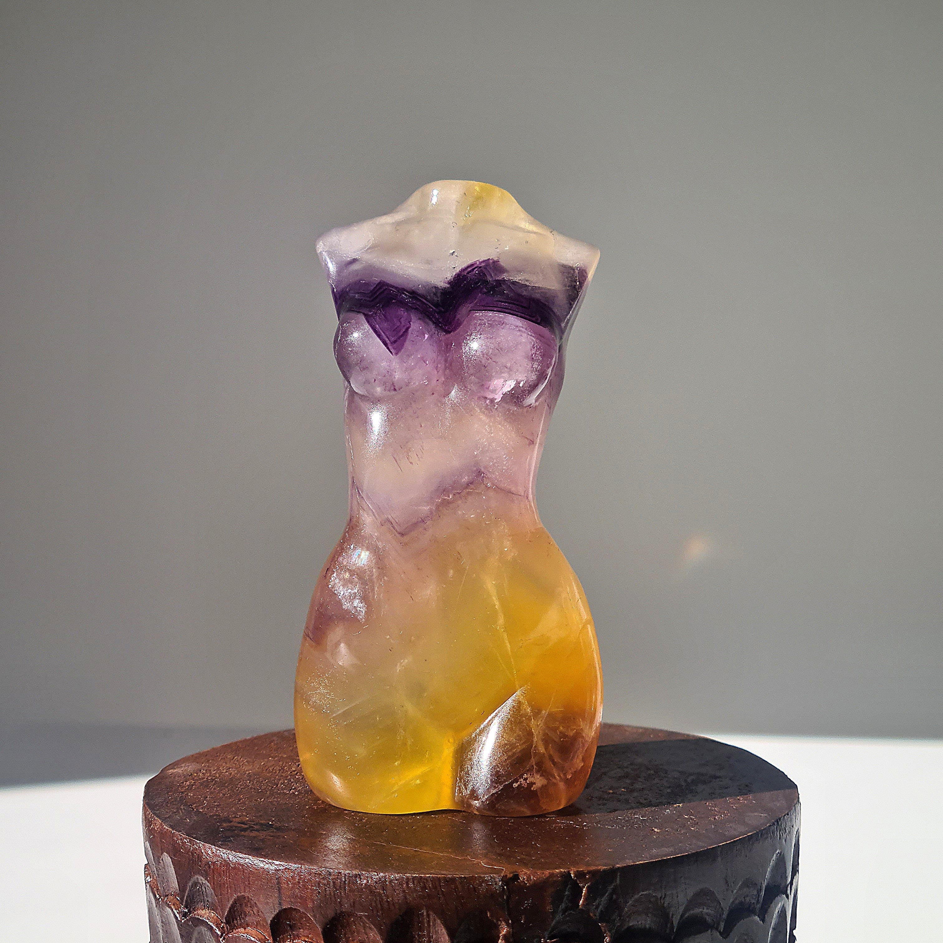 Fluorite Crystal Goddess | C | 340 g