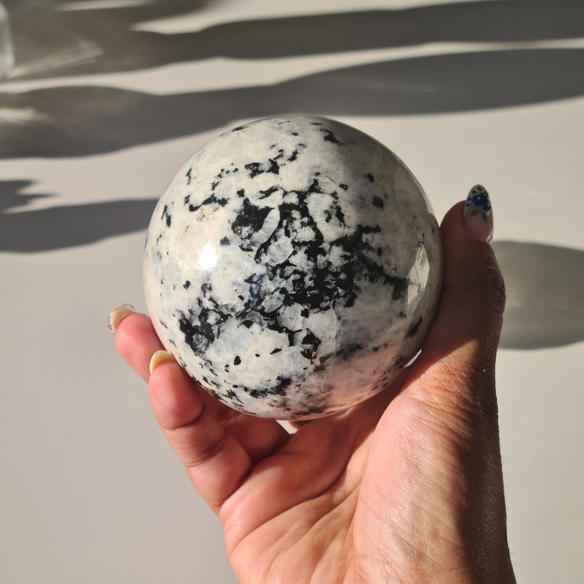 Moonstone 🌙 Sphere with stand