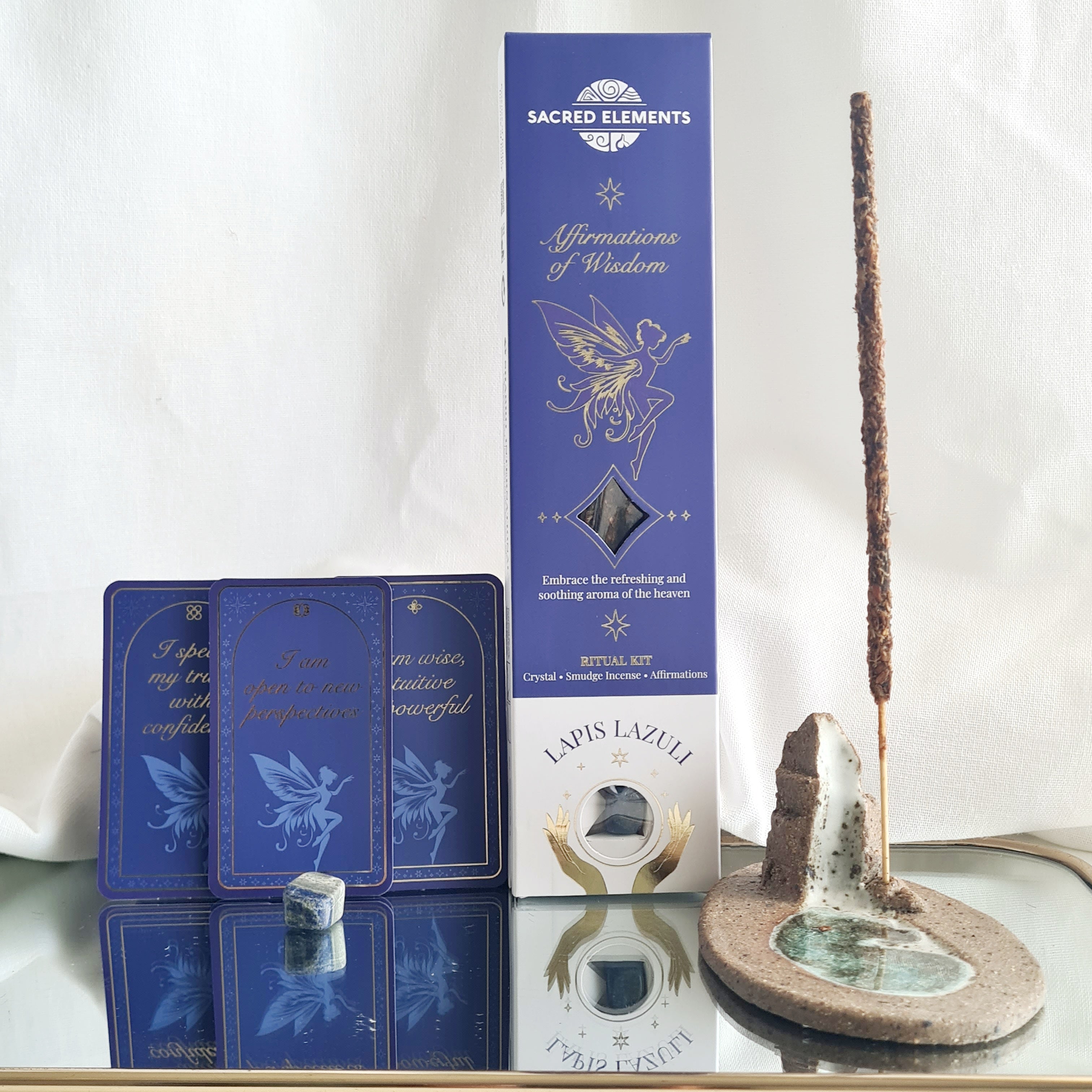 Affirmations of Wisdom Ritual Kit (Lapis Lazuli)