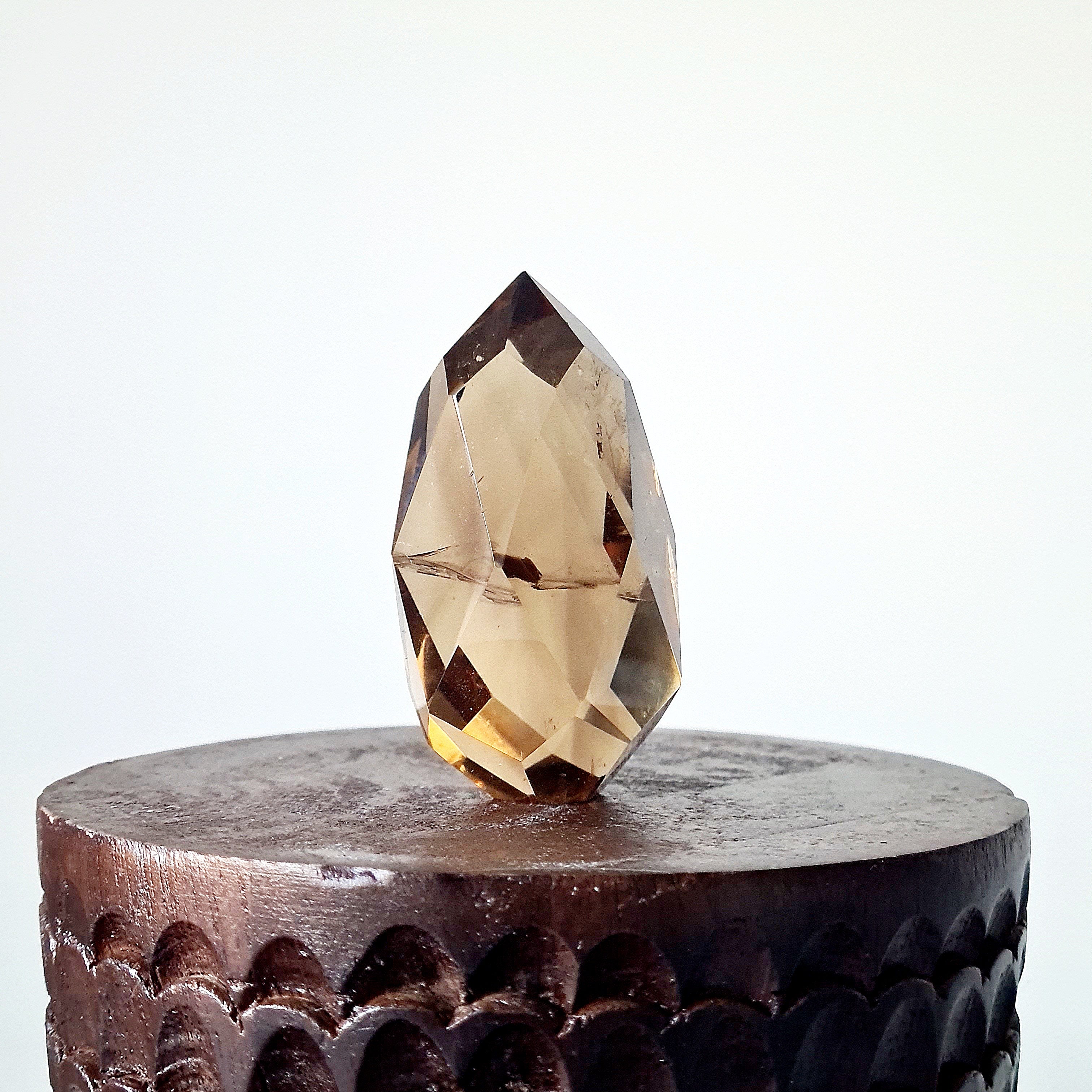 Faceted Smokey Quartz | C