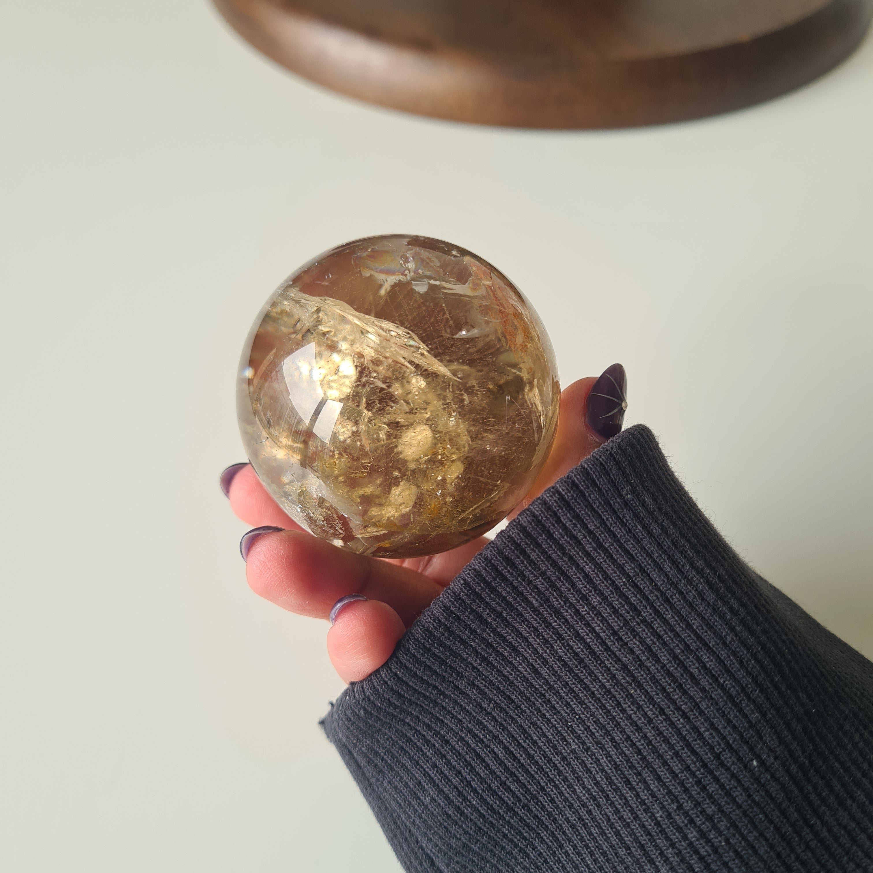 Citrine Sphere | A | 228 g | 5 cm