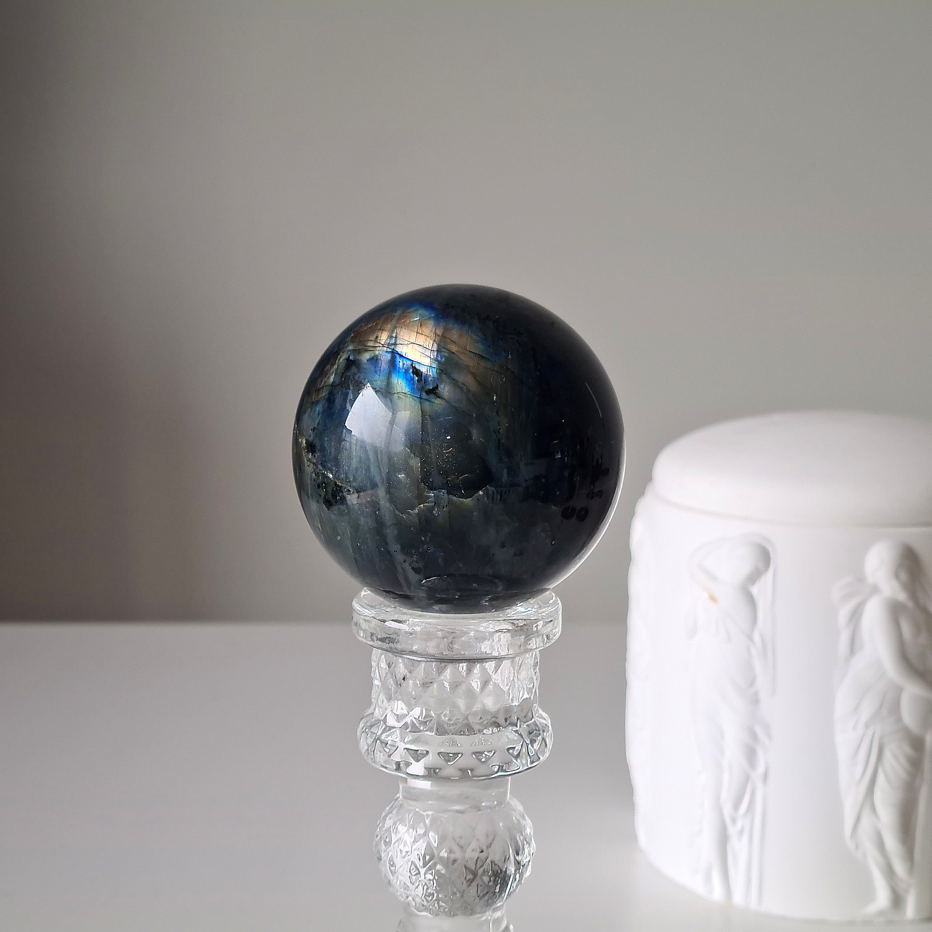 Labradorite Sphere With Stand | B