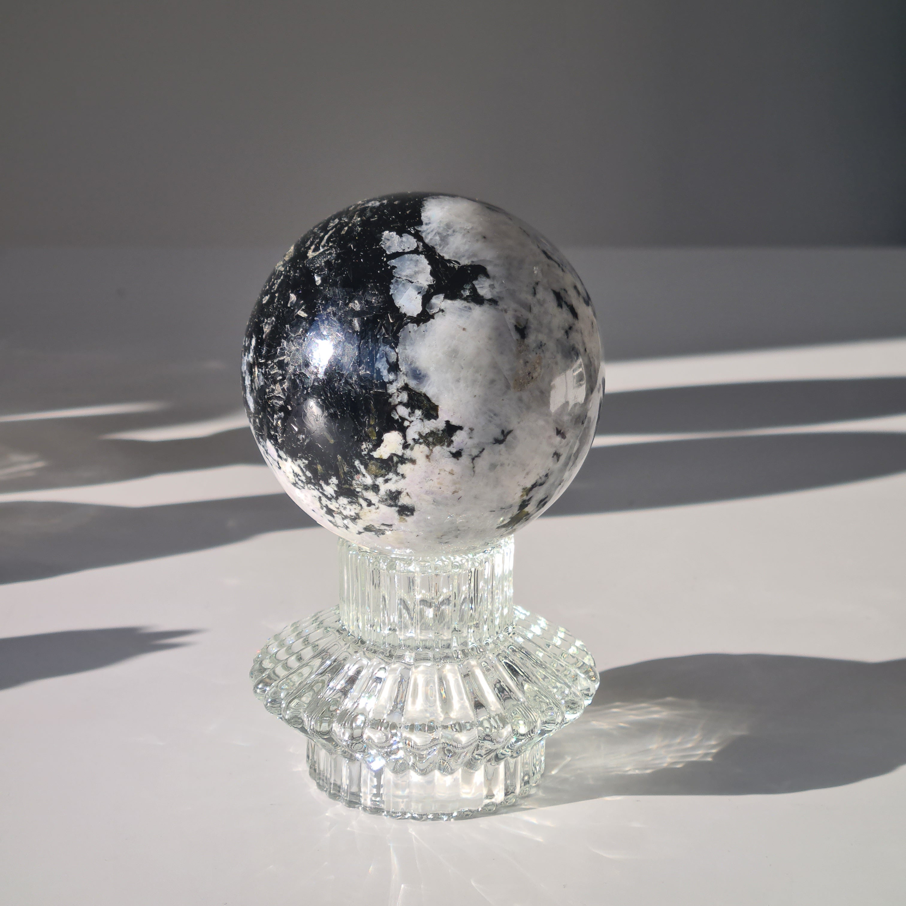 Moonstone 🌙 Sphere with stand