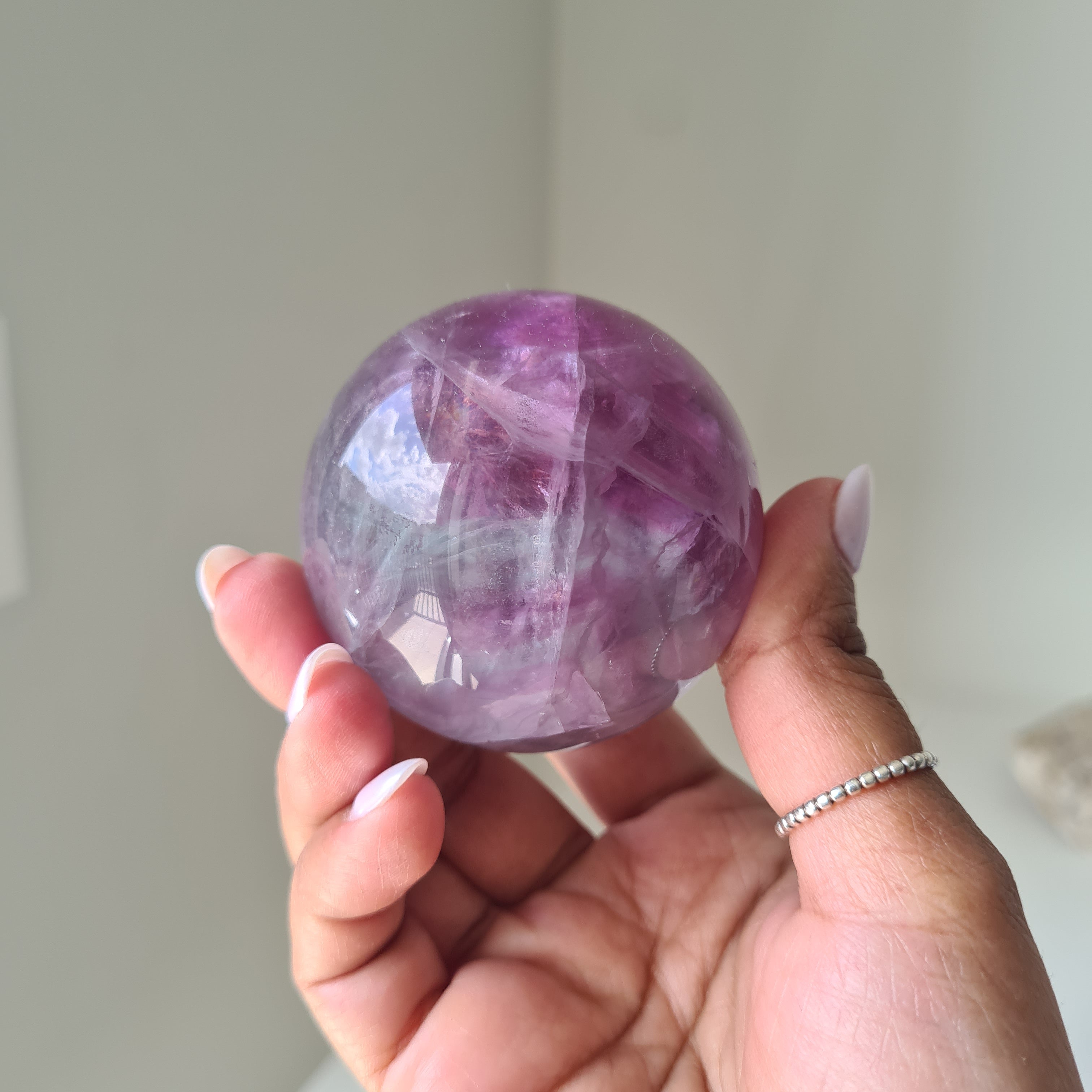 Intergalactic Fluorite with stand | i | 5.5 cm