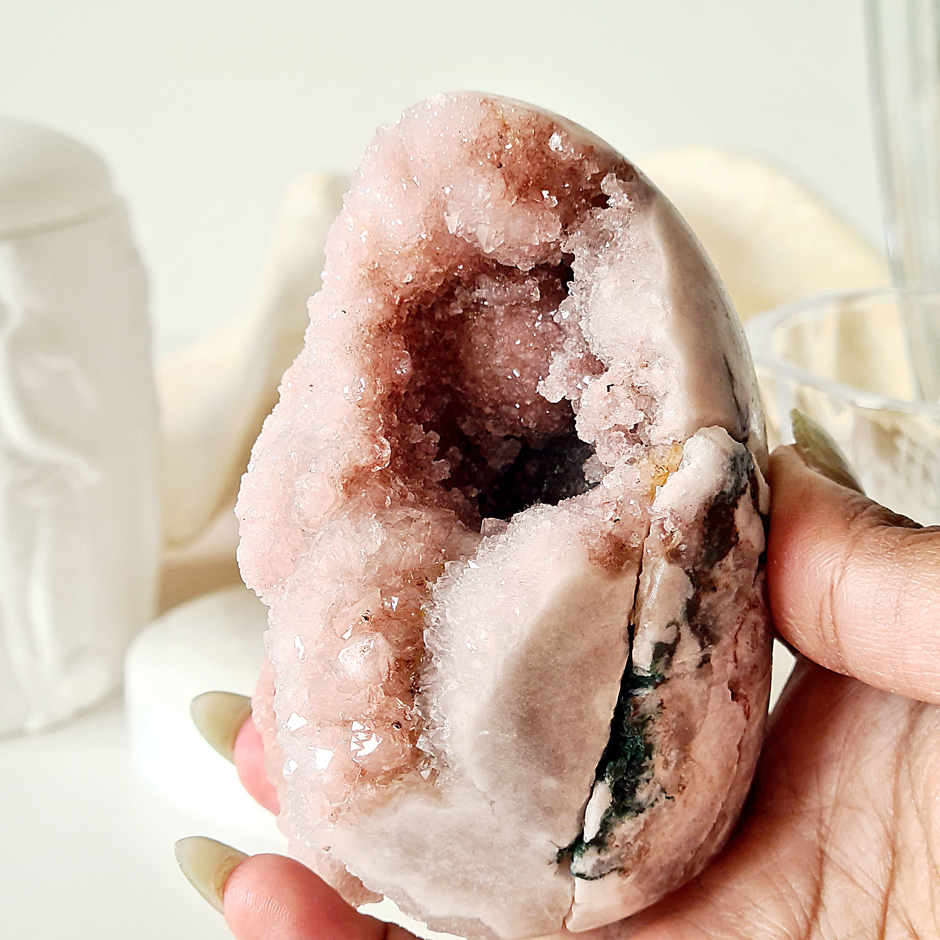 Flower Agate Pink Amethyst | G | 350 g