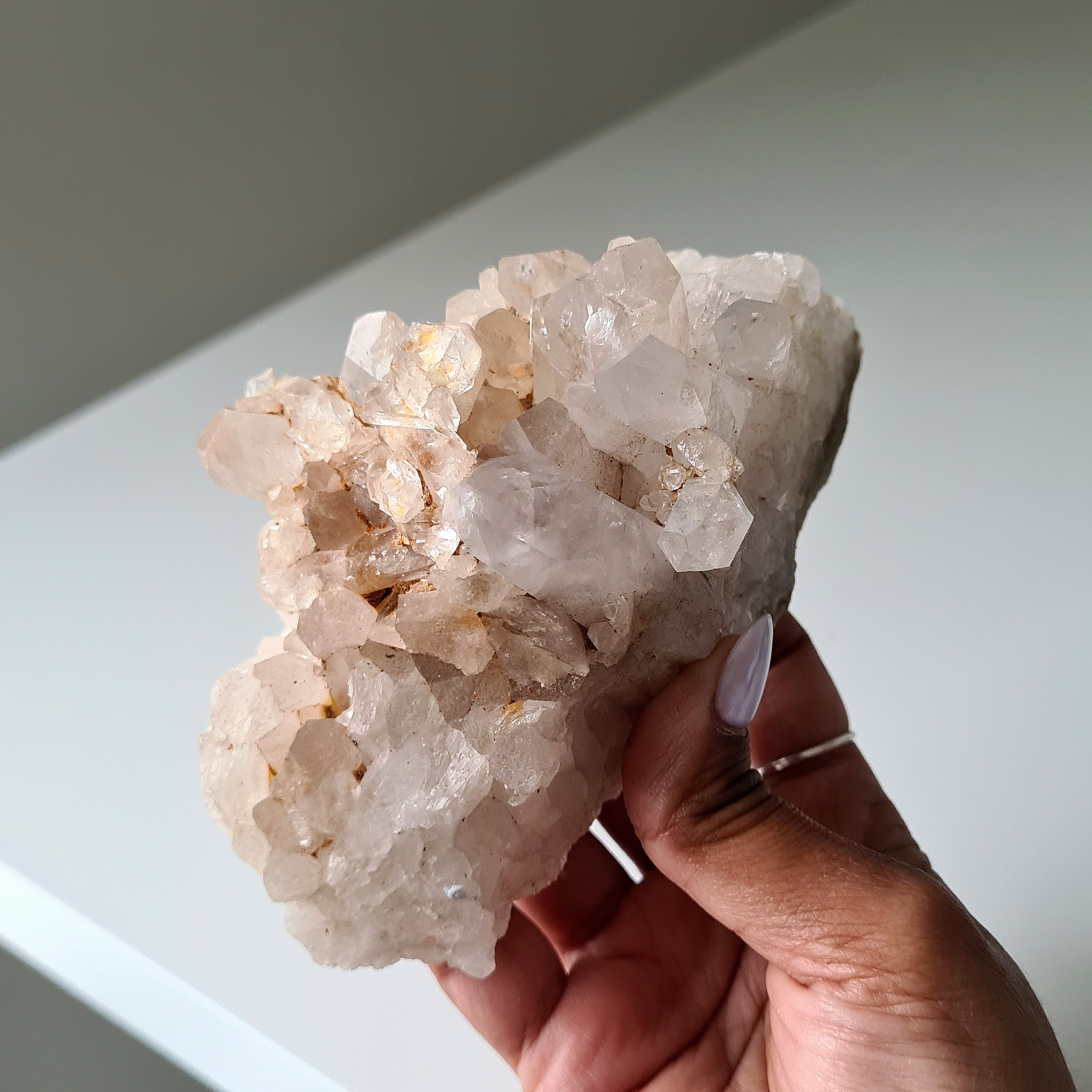 Earthy Clear Quartz Cluster | A