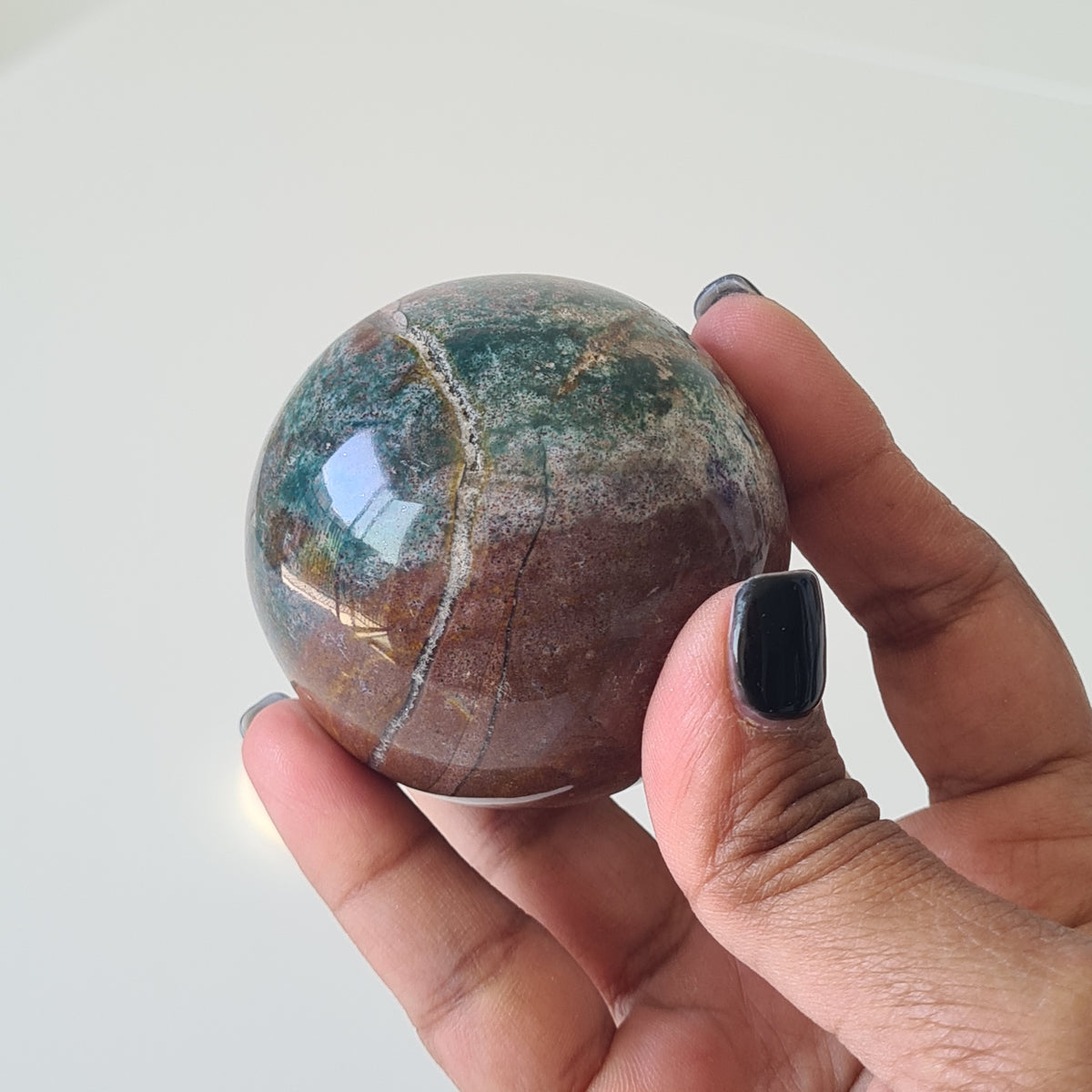 Ocean Jasper sphere | Small