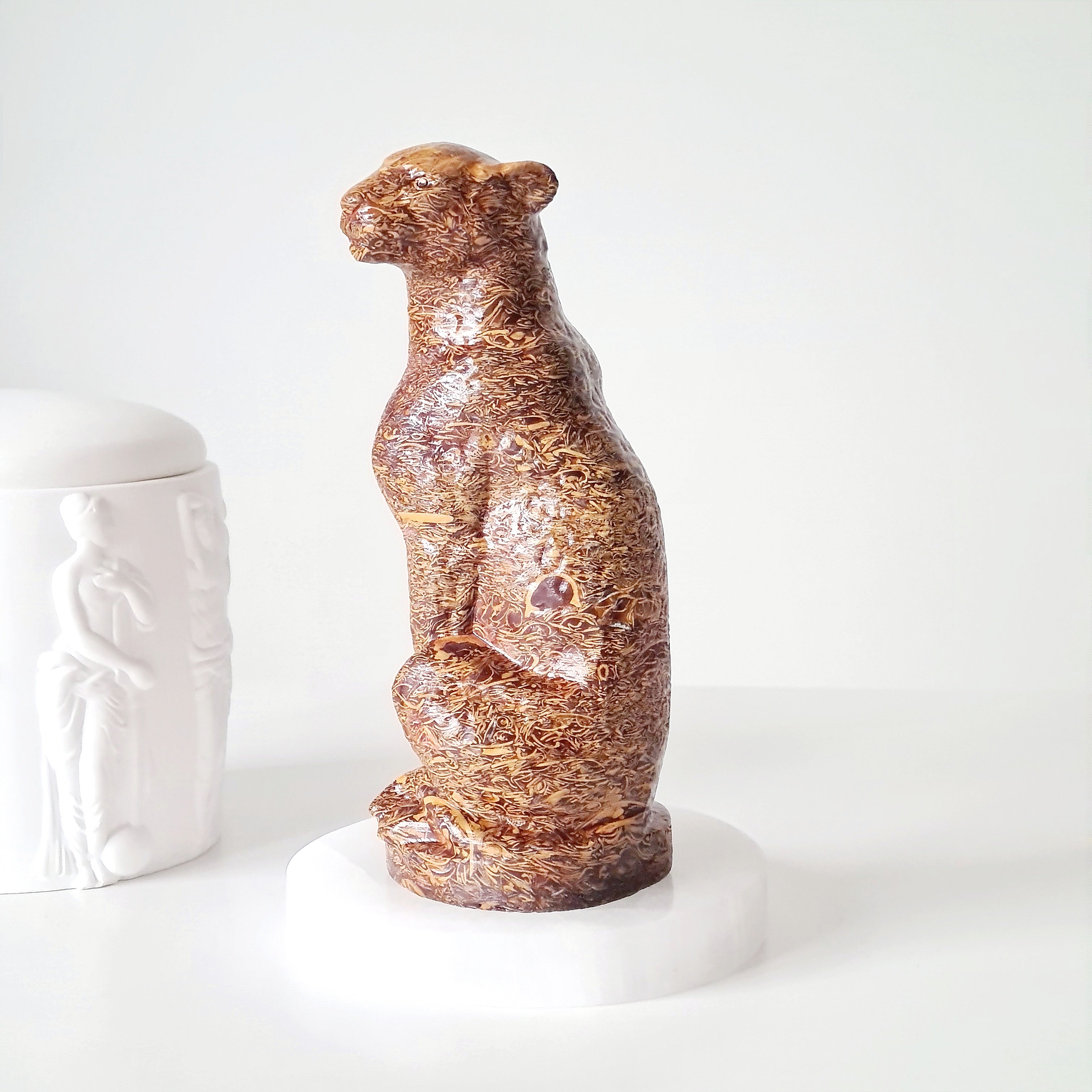 Calligraphy Jasper Leopard π | Earth Energy