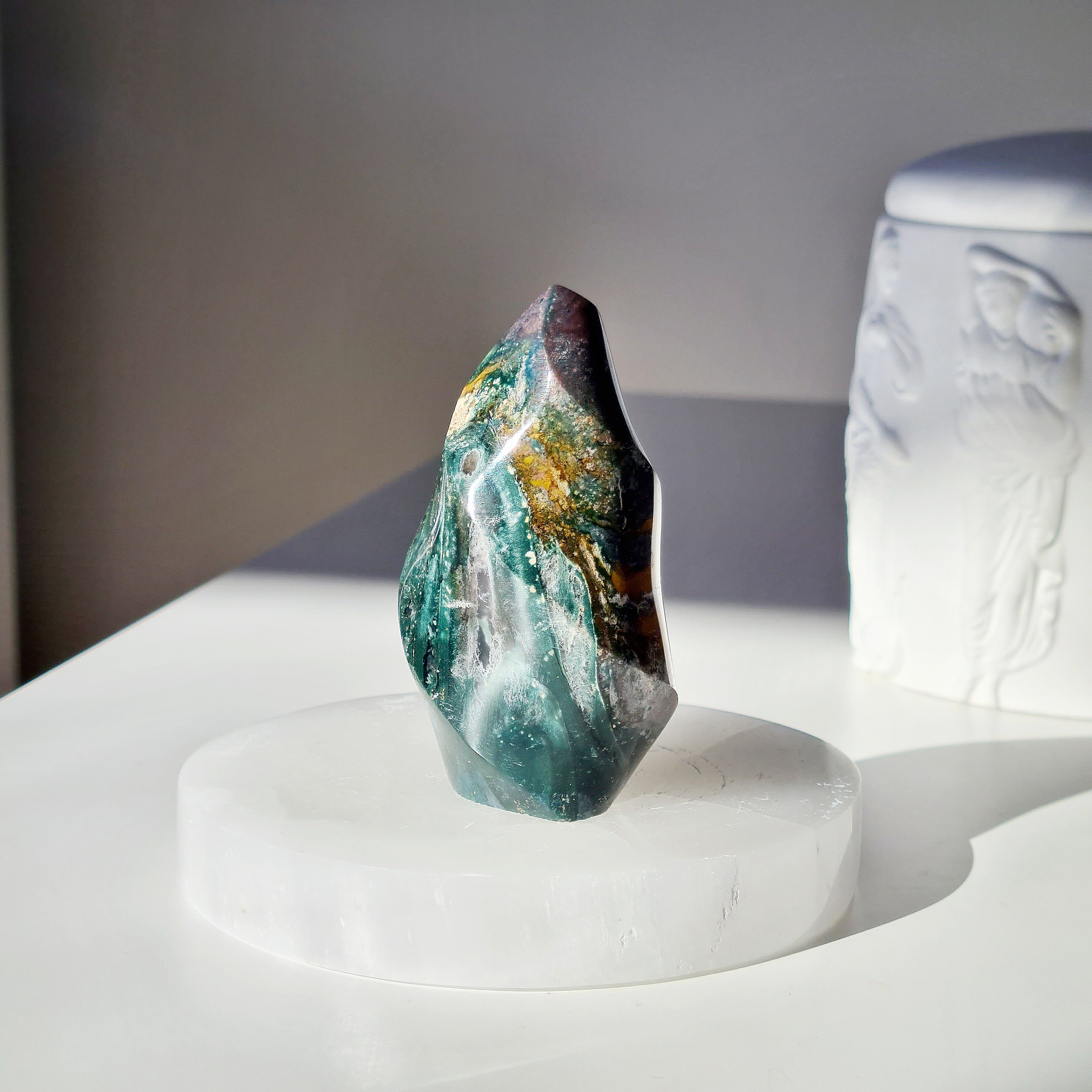 Ocean Jasper Flame | 7.5 cm tall | 143 g