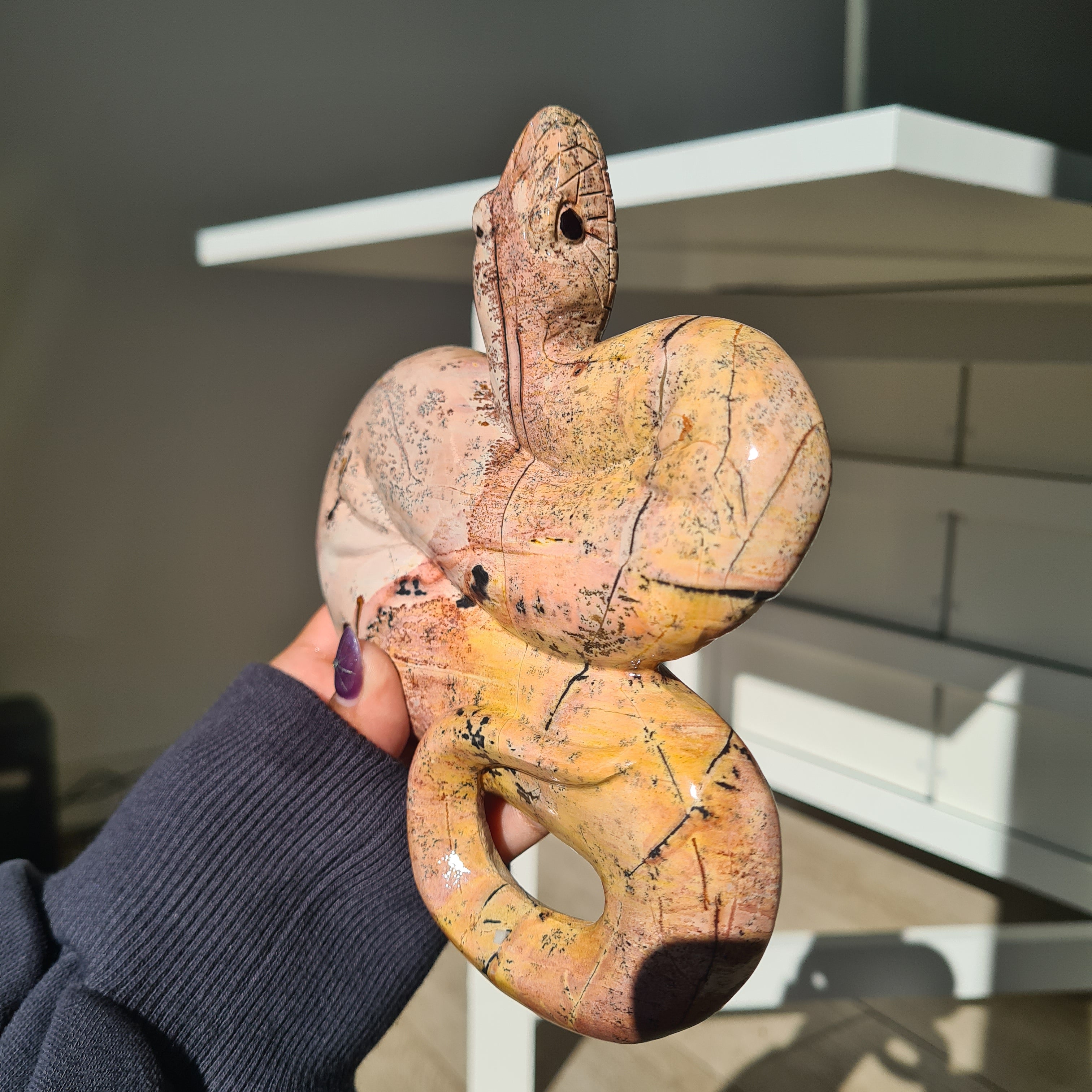 Picture Jasper Serpent | A | 538 g | 16 cm
