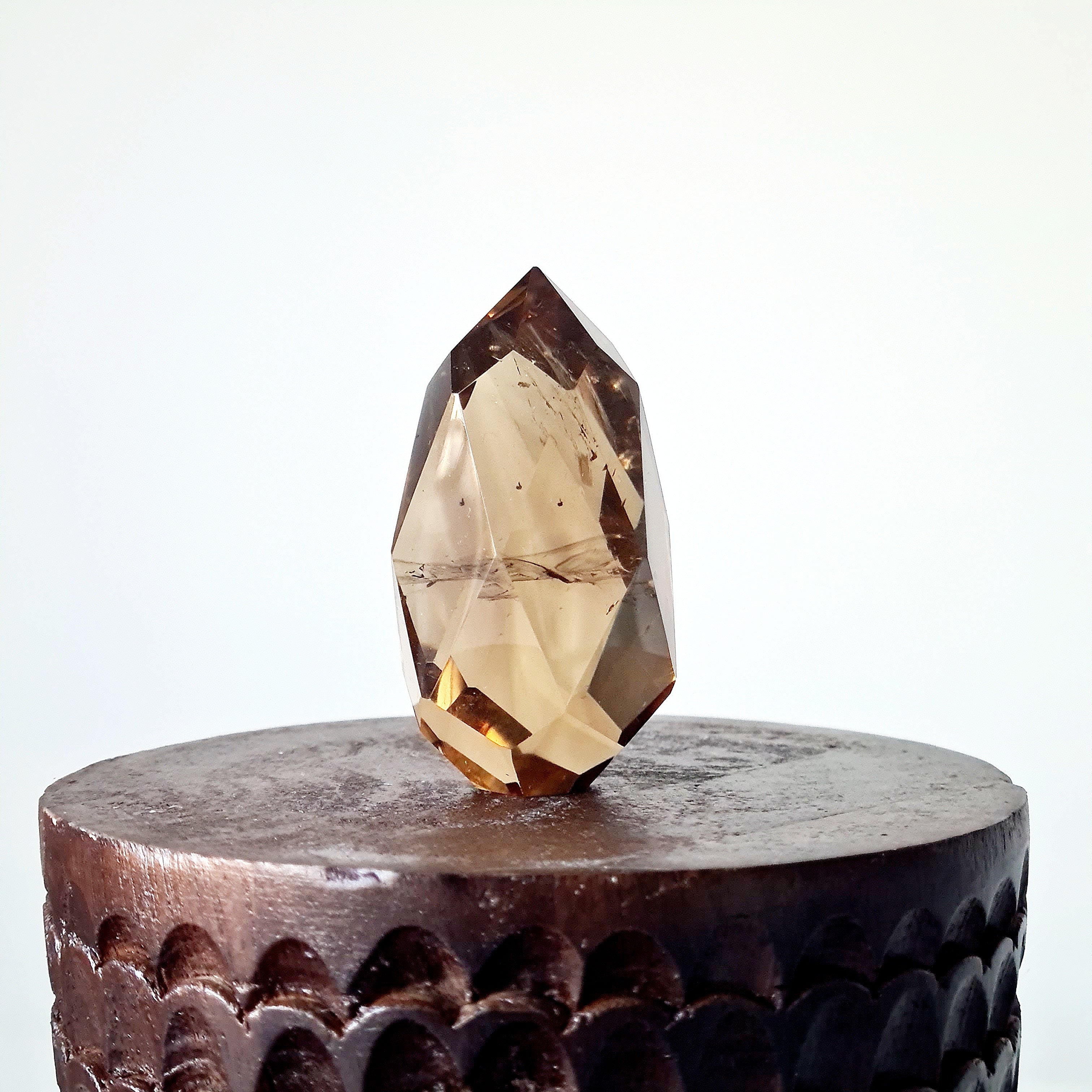 Faceted Smokey Quartz | C