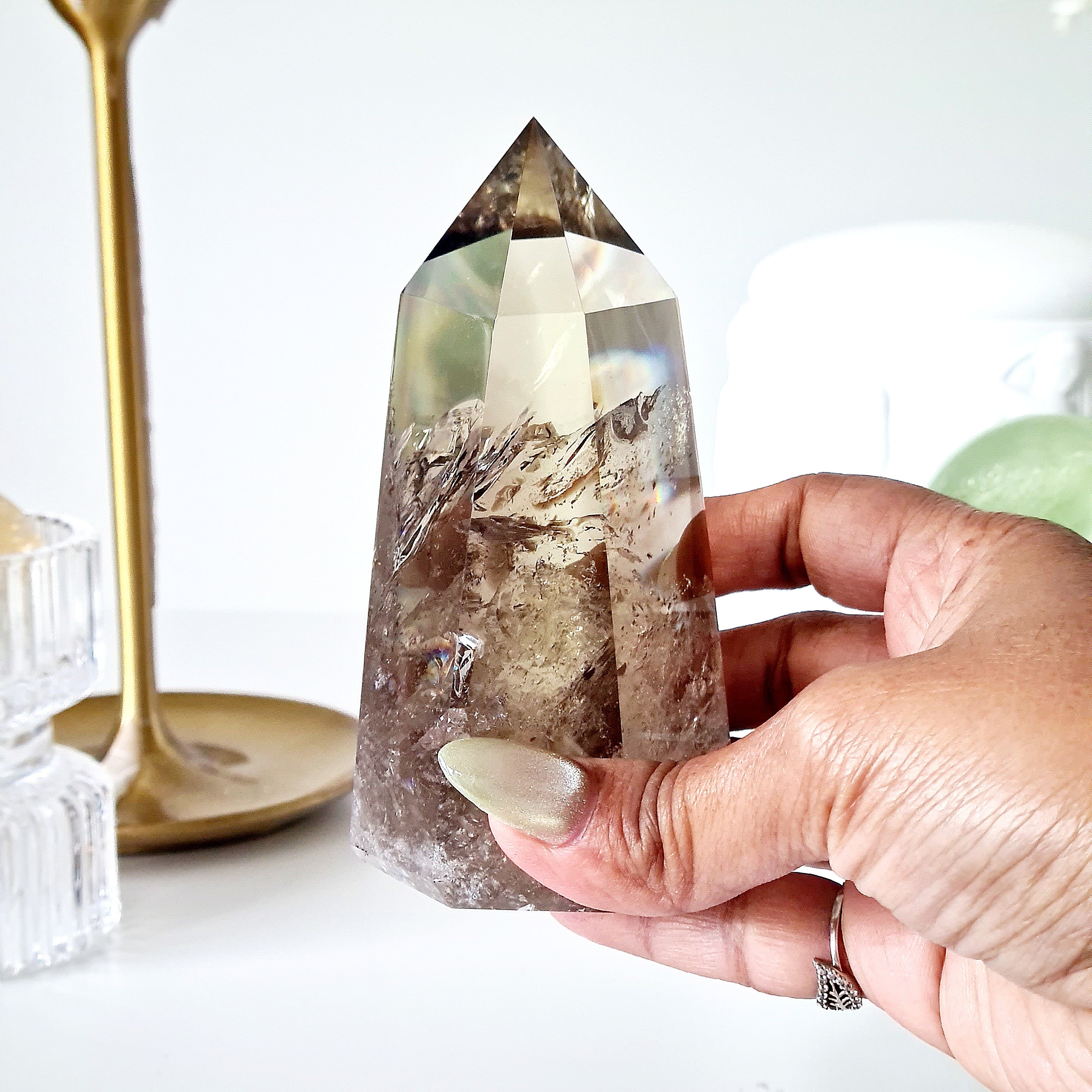 Smokey Citrine Tower | 311 g