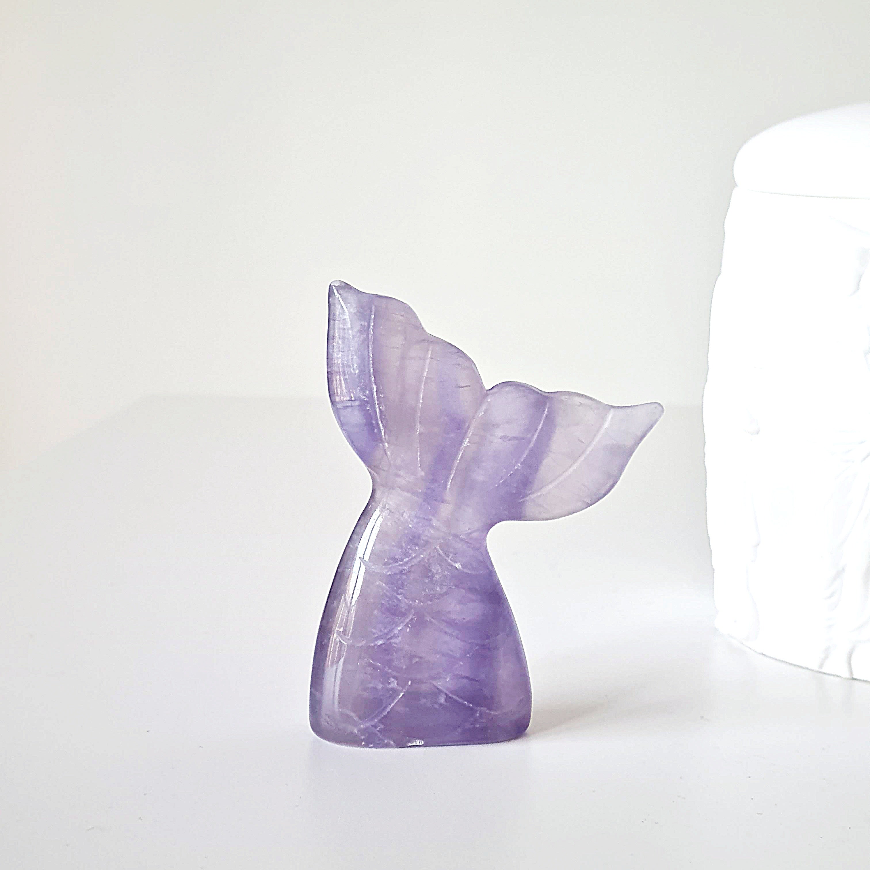 Lilac Fluorite Mermaid Tail | F
