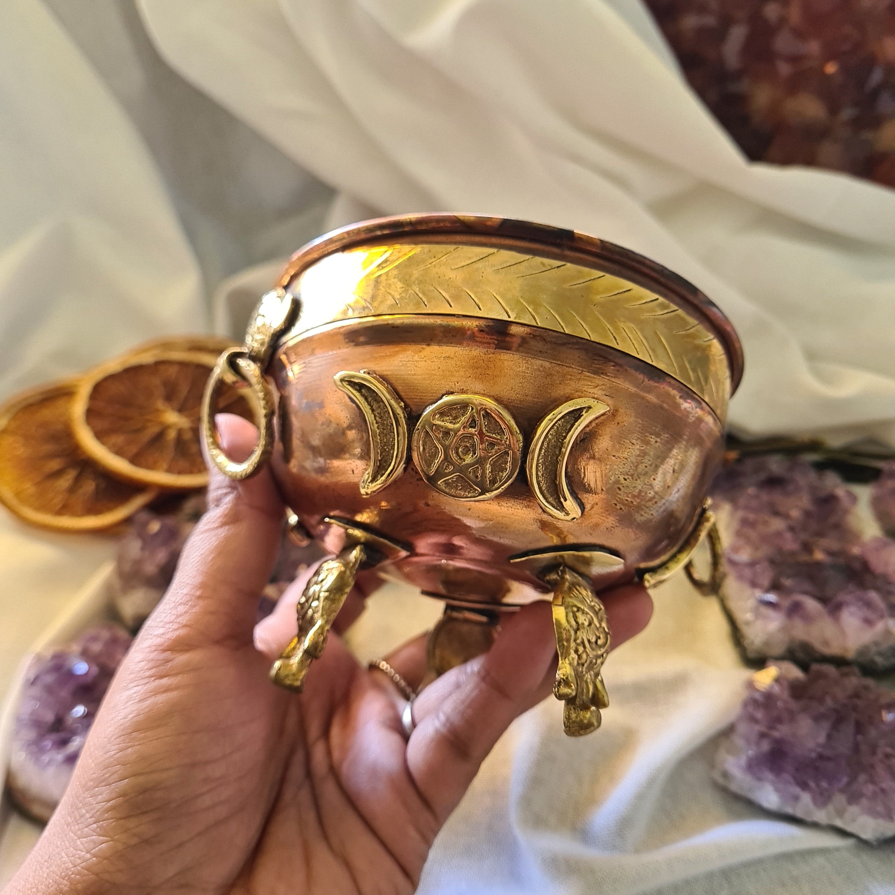 Triple Moon Copper Bowl | Bowl Only