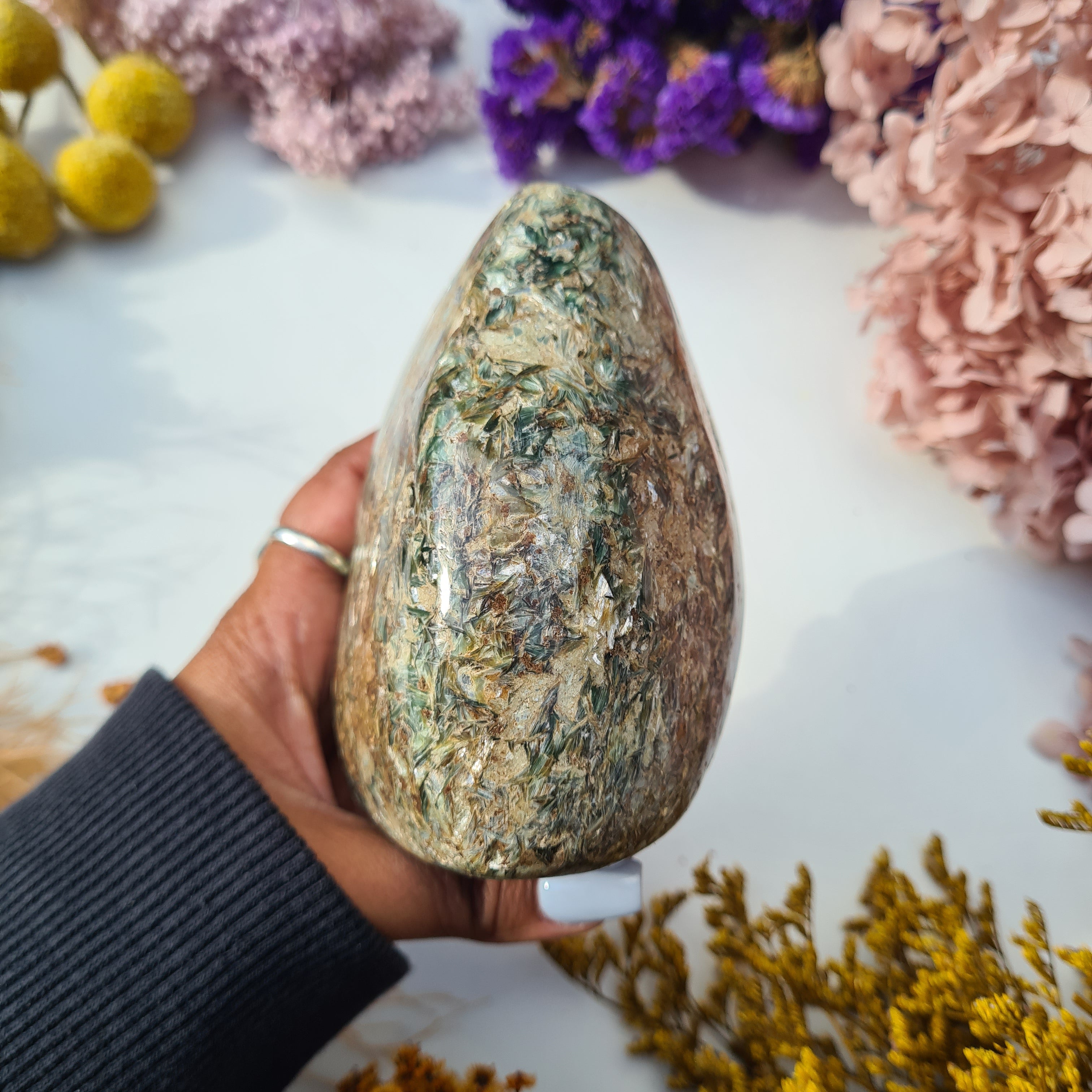 Kyanite, Fuchsite & Golden Mica Free Form | 718 g