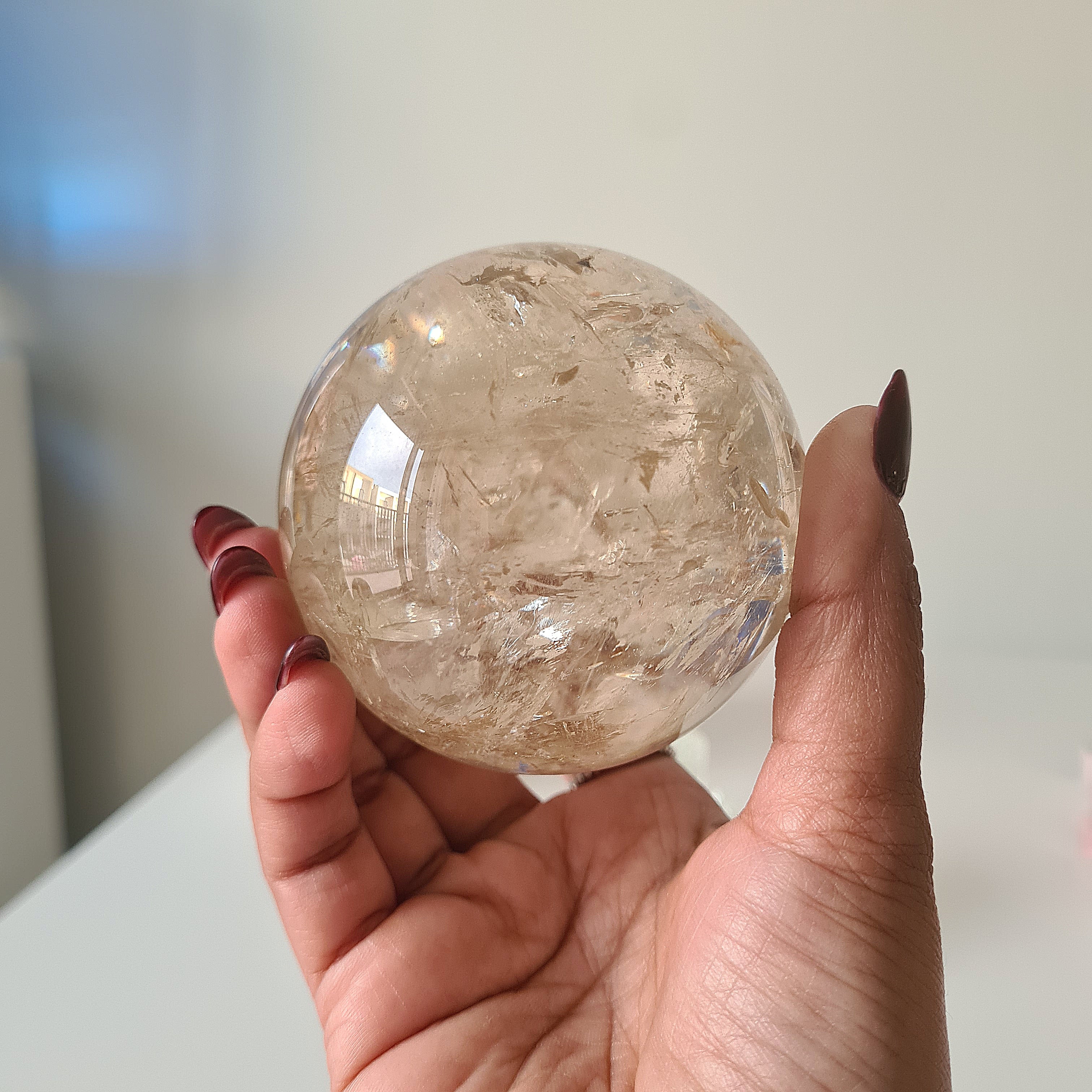 Citrine Sphere with stand | 489 g