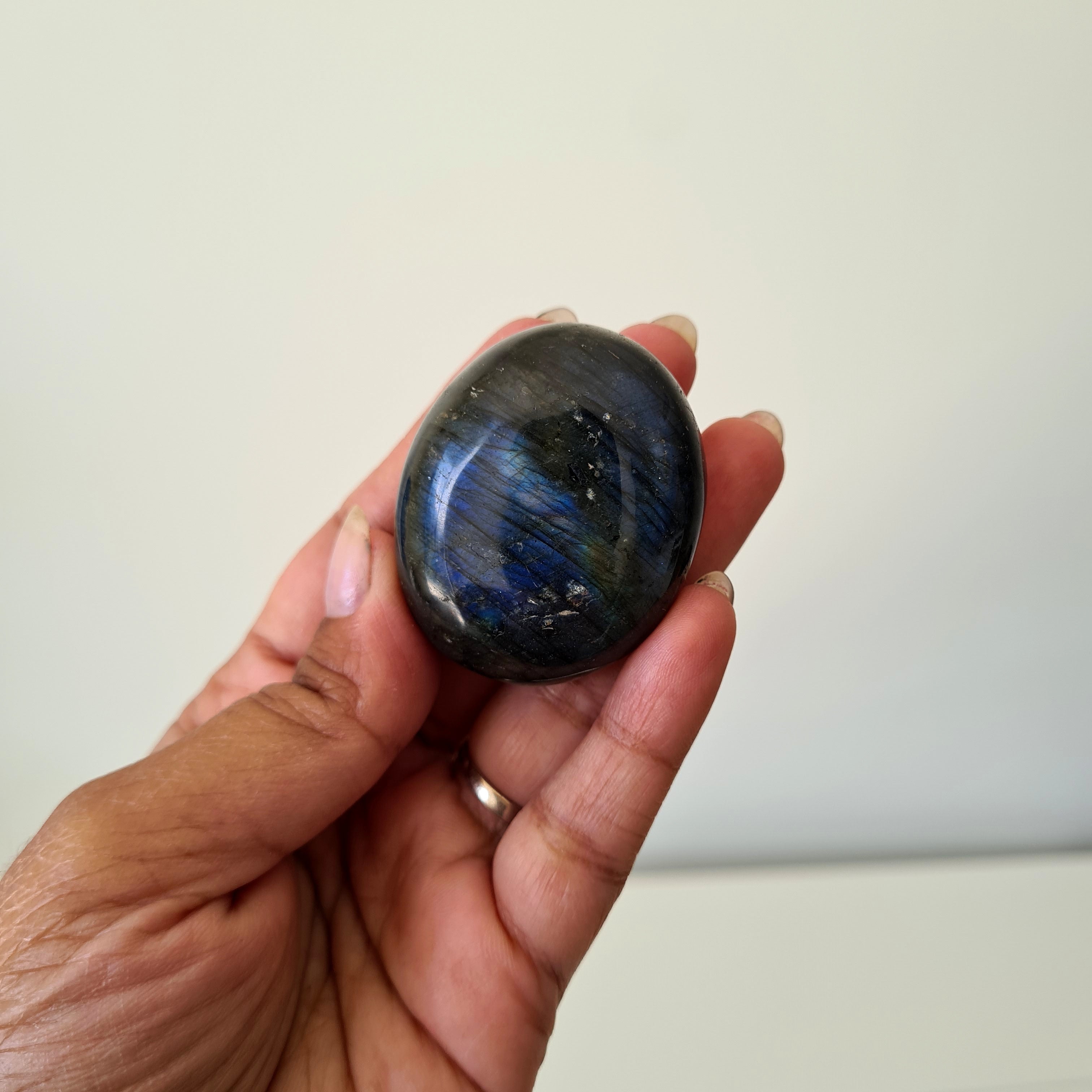 Labradorite Palm Stone | Small