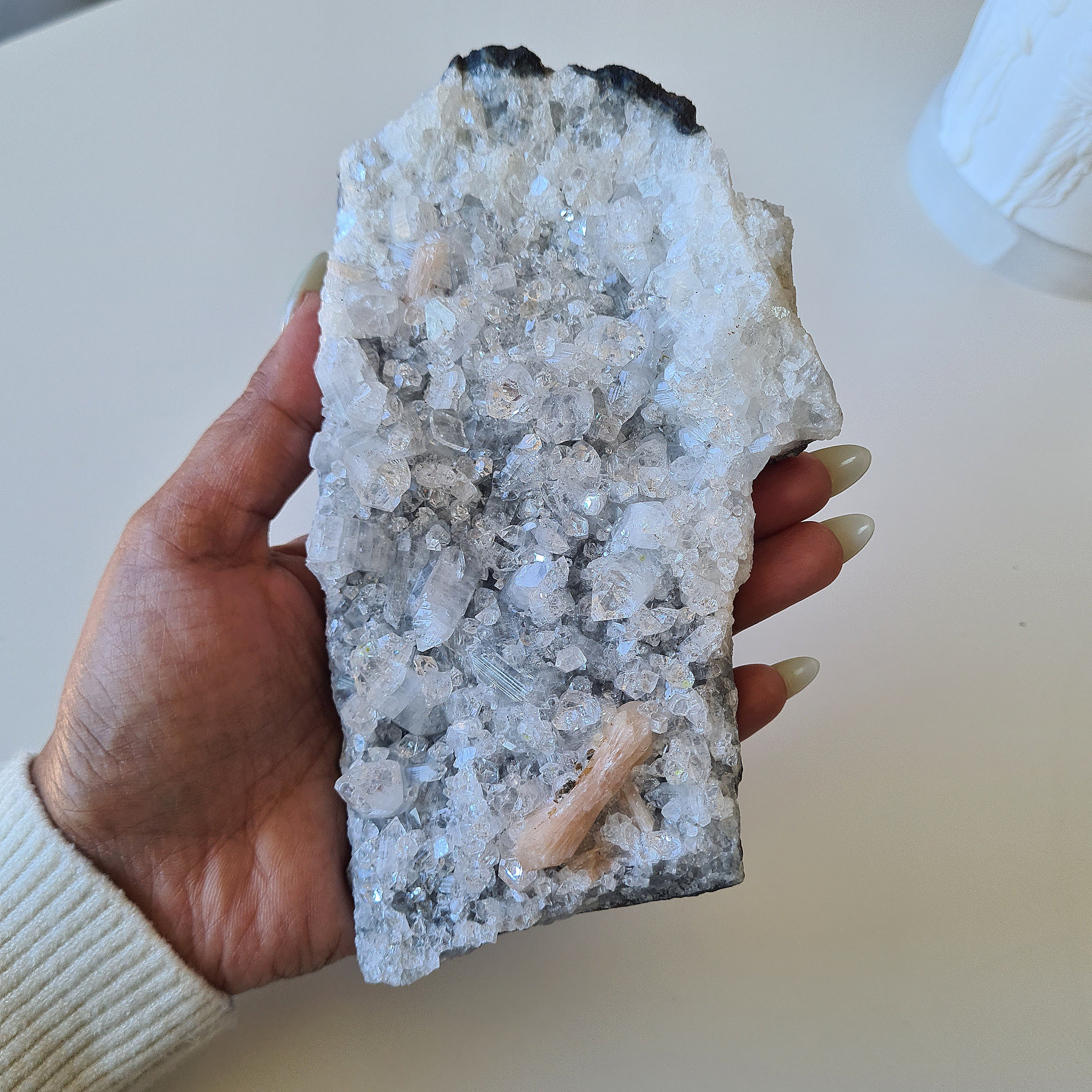 Apophyllite with Stilbite