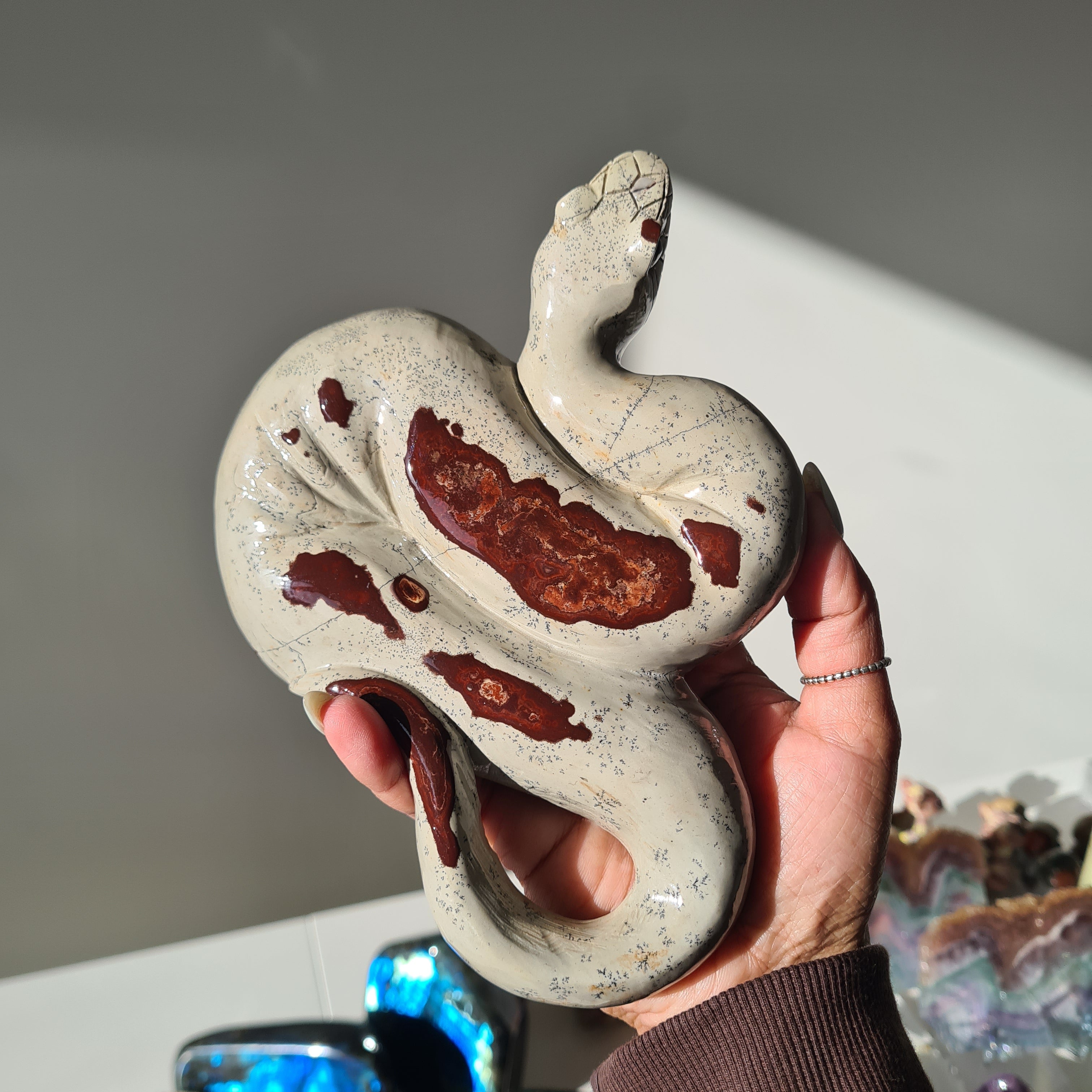 Jasper Serpent | 680 g | 17 cm