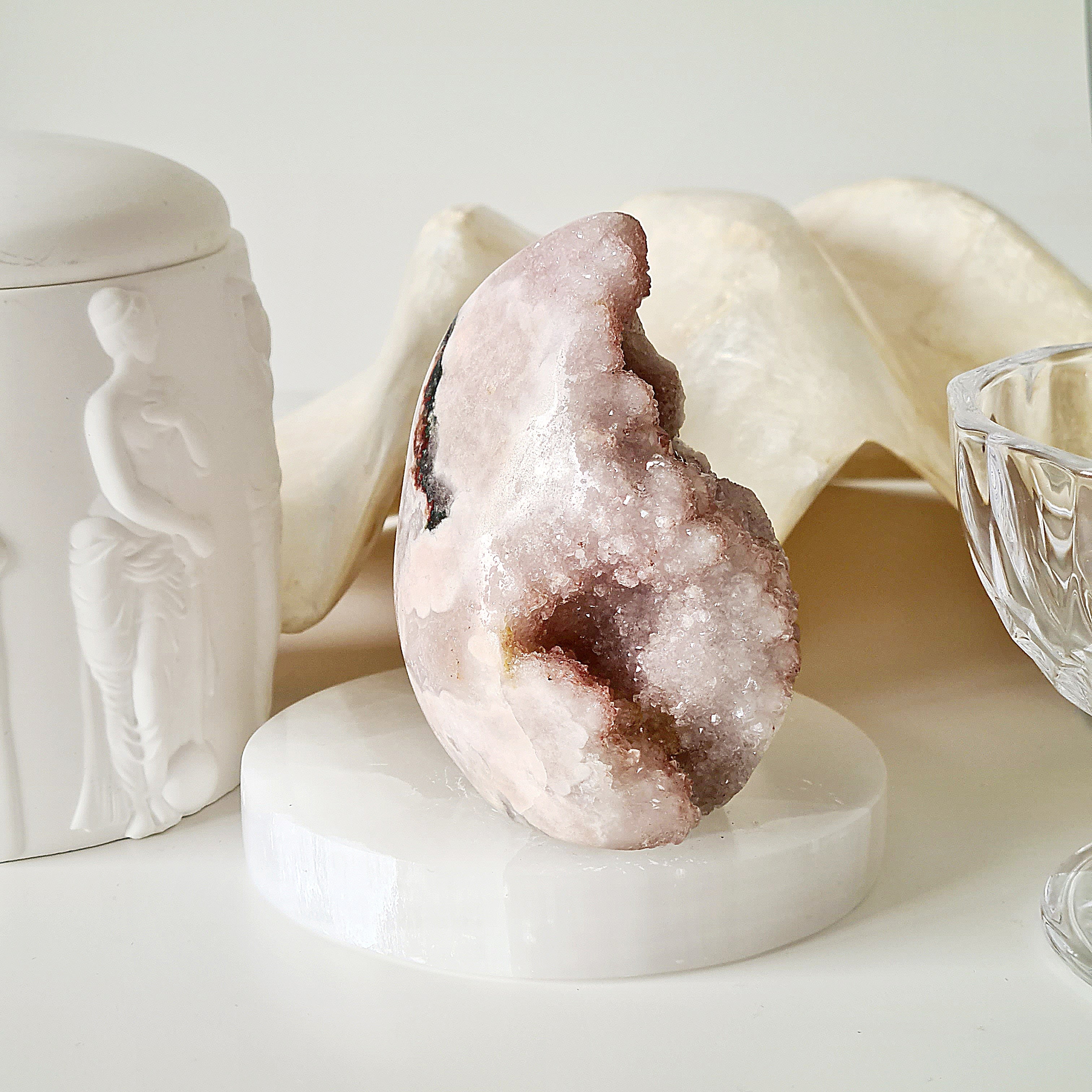 Flower Agate Pink Amethyst | G | 350 g