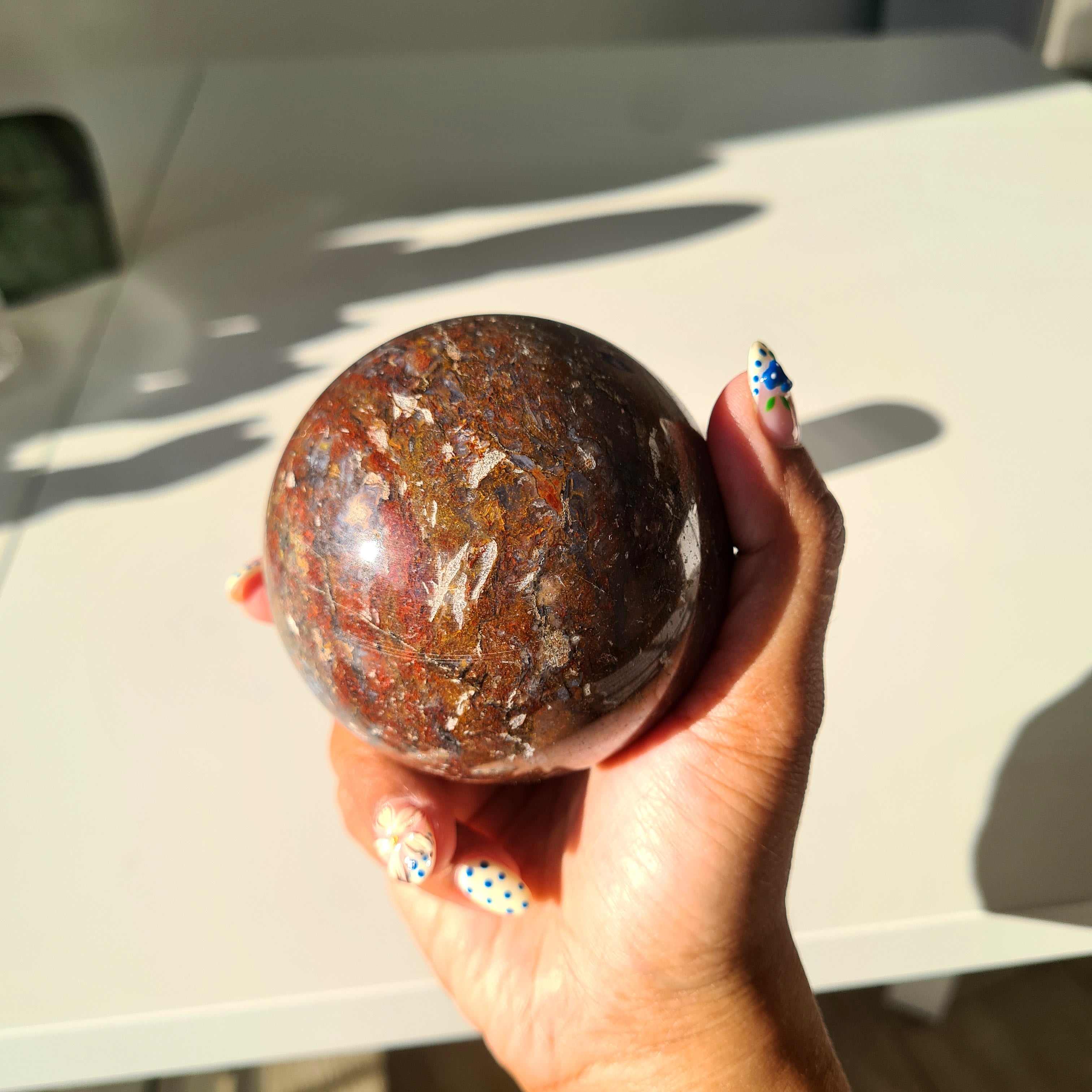 Pietersite Sphere On Stand | C