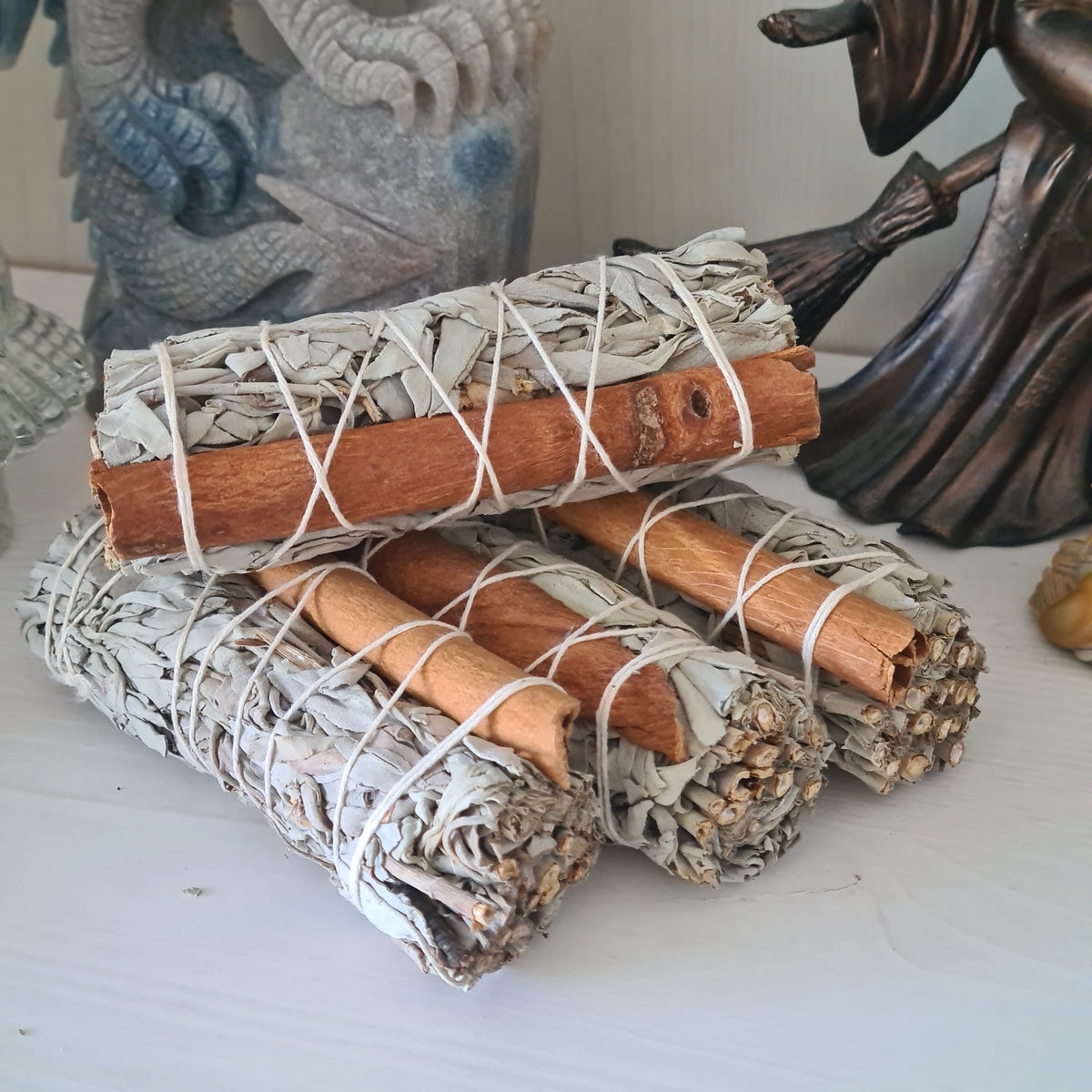 Cinnamon and Sage Smudge | Prosperity & Goodluck | 1 Piece