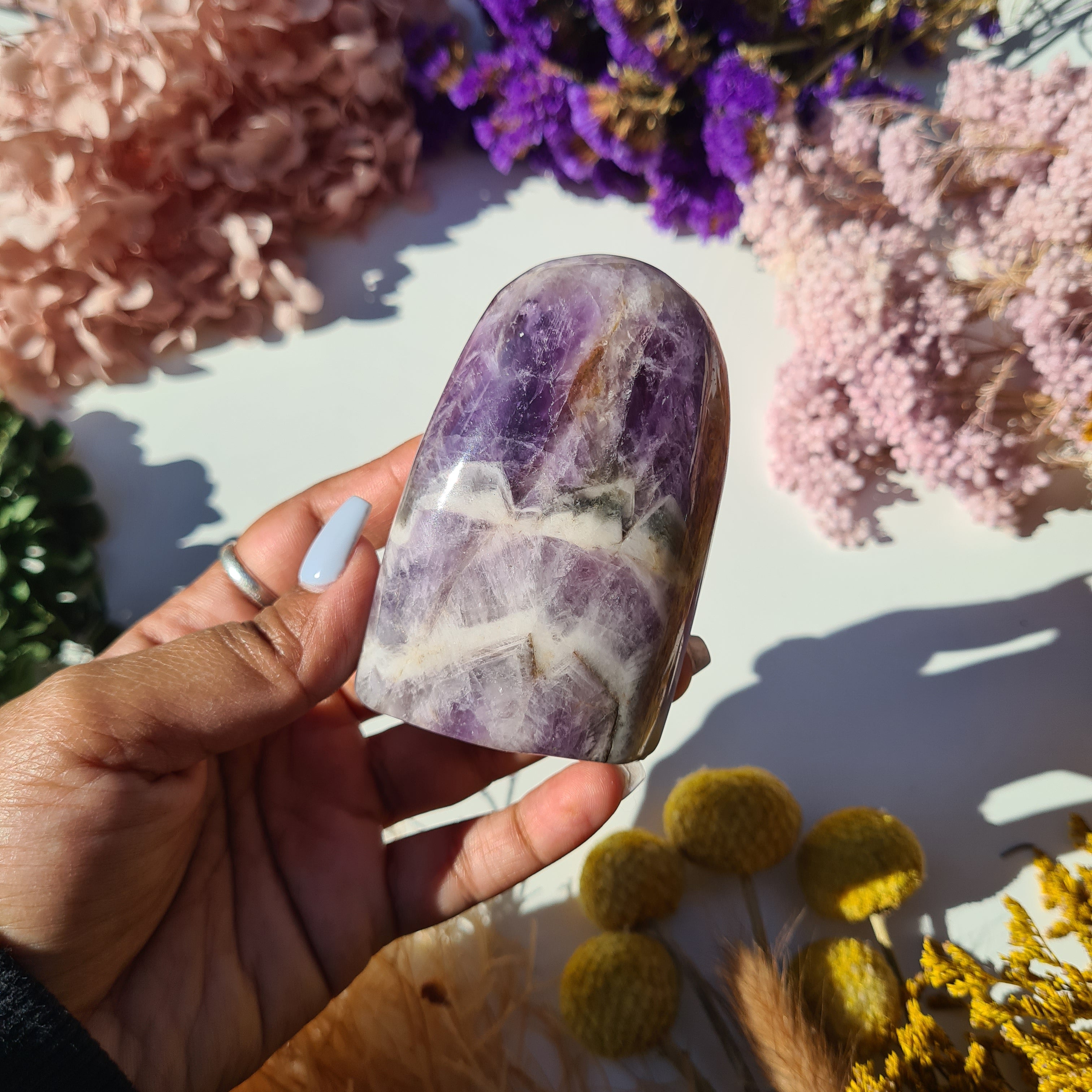 Chevron Amethyst Free Form | 226 g
