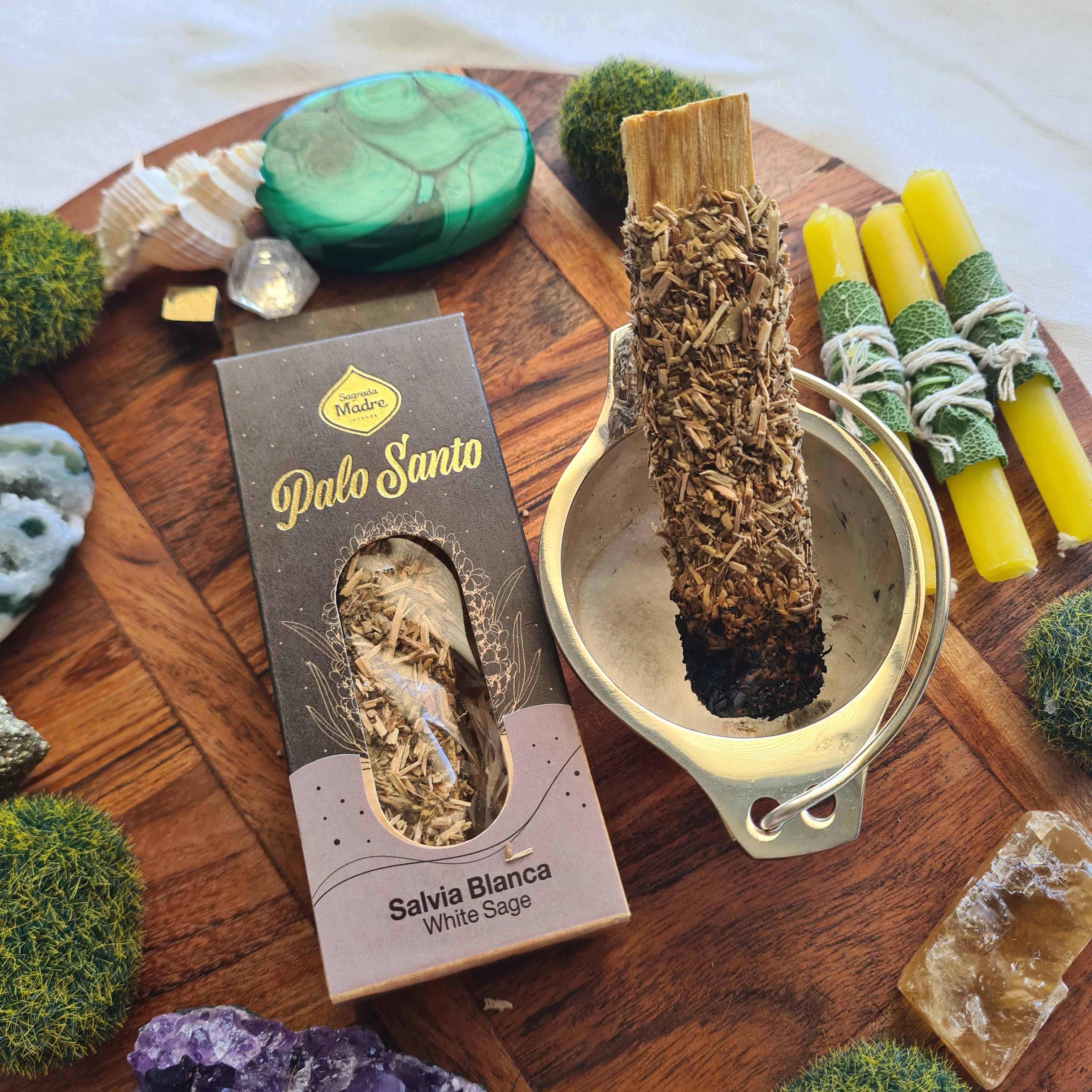 Herb Dusted Palo Santo Incense Wood | 1 Stick