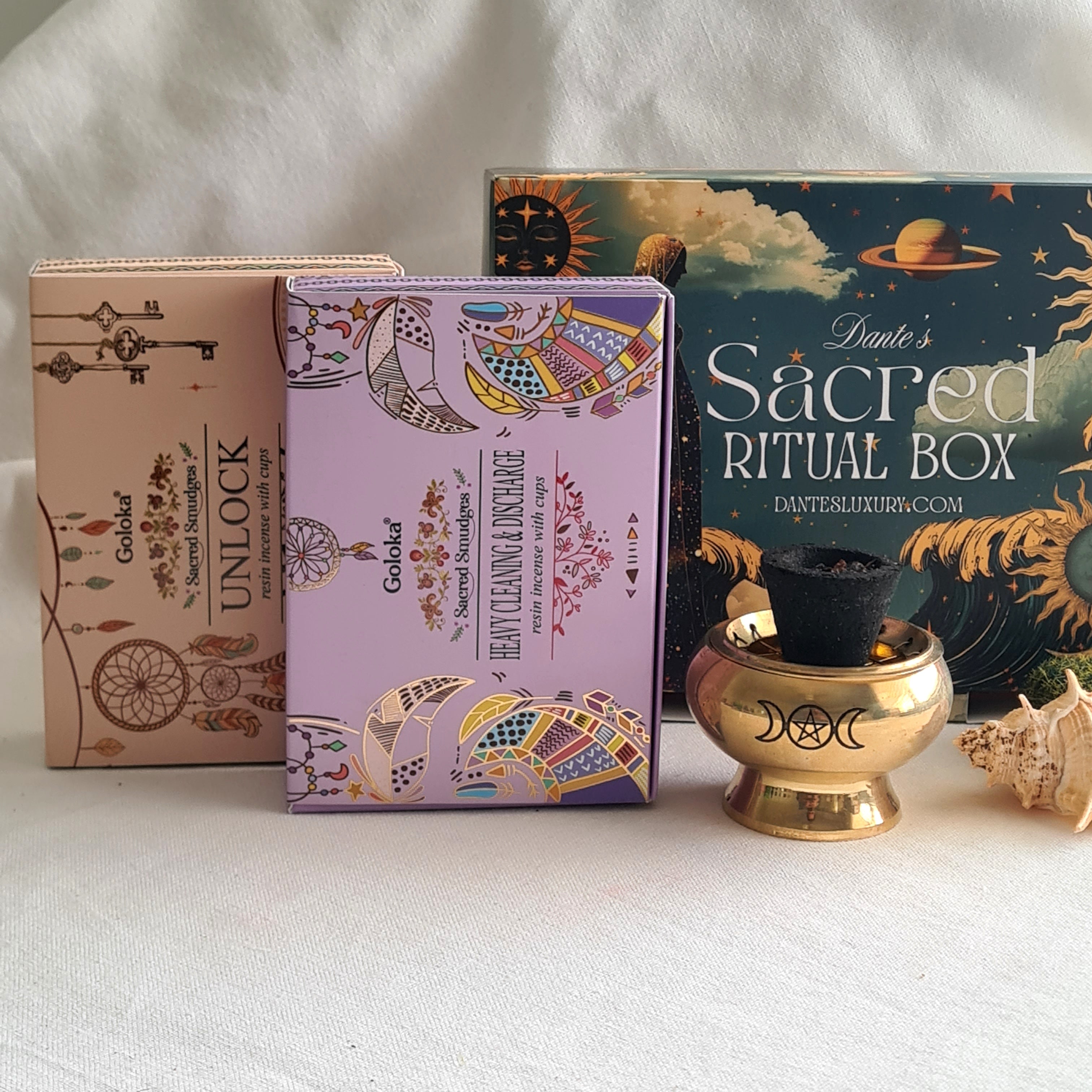 Deep Clearing Kit – Unblock & Heavy Cleaning Smudge Cups with Mini Brass Burner