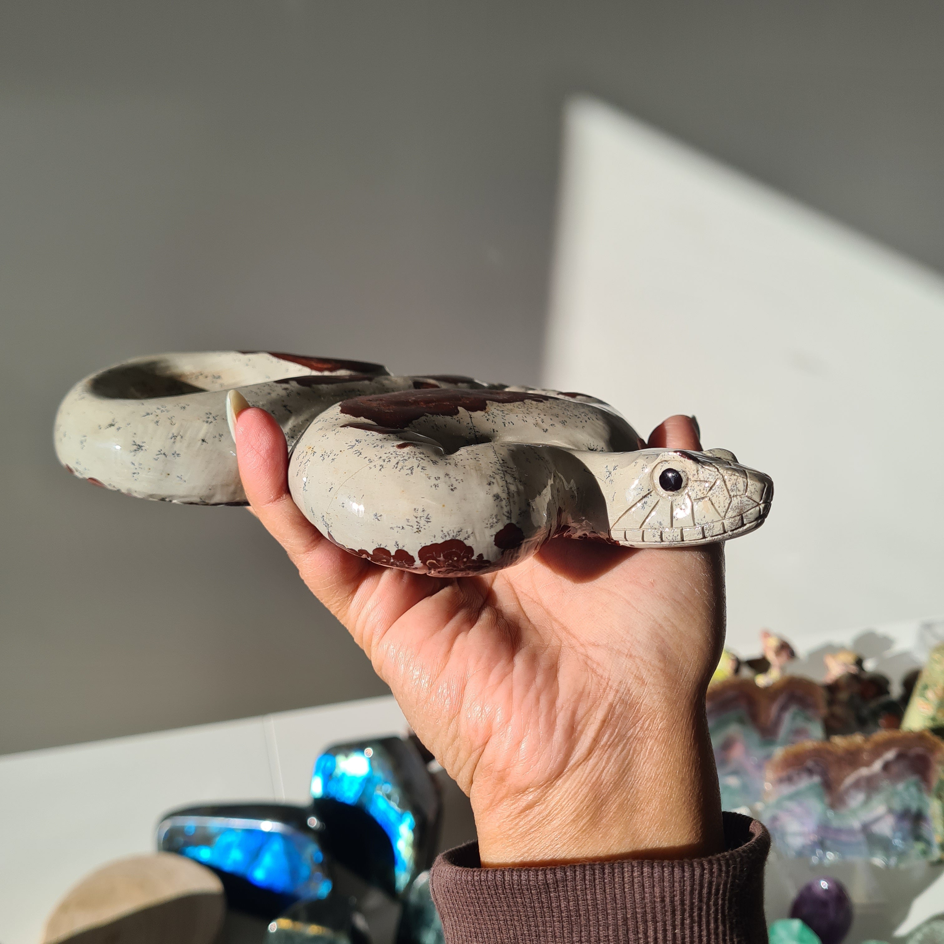 Jasper Serpent | 680 g | 17 cm