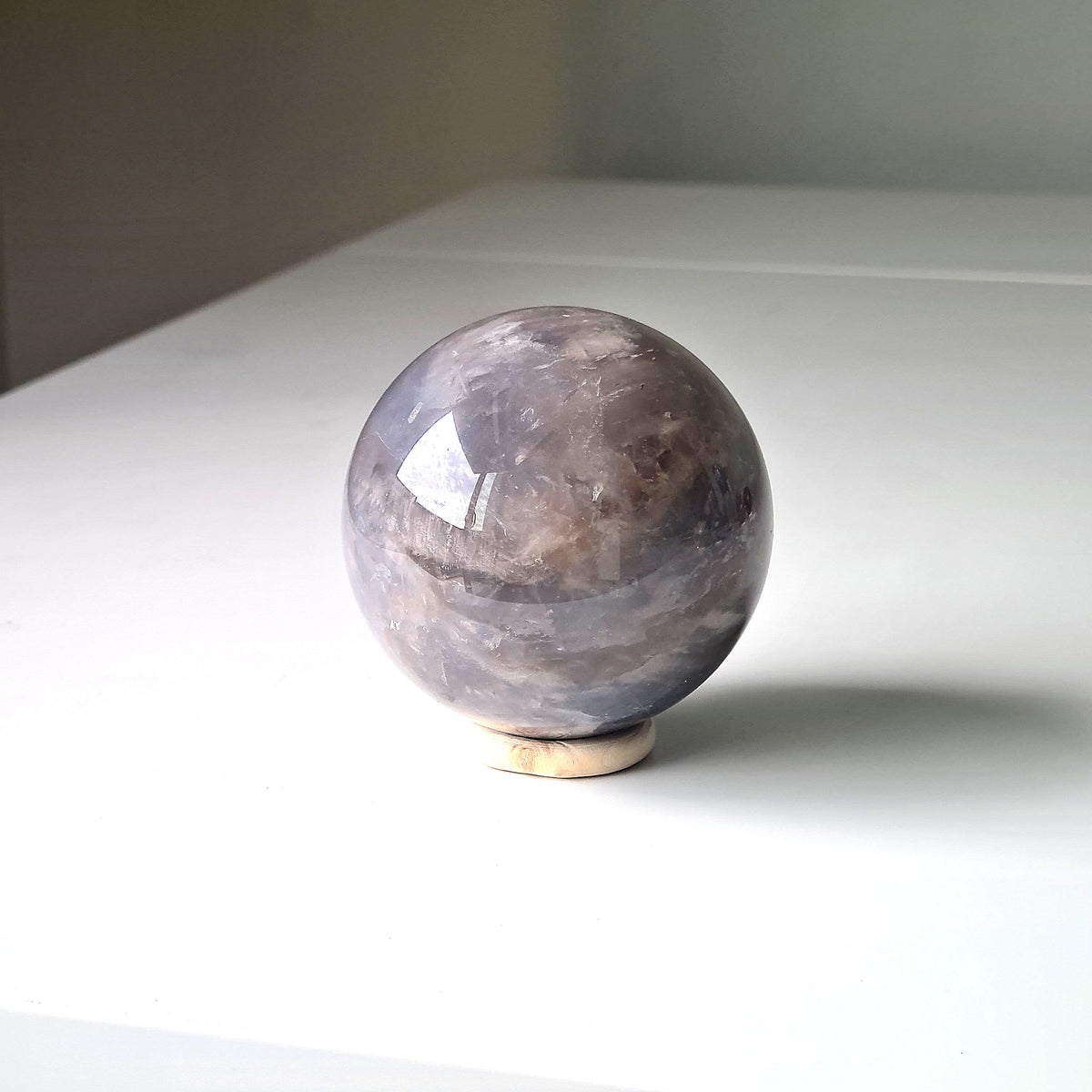 Blue Rose Quartz Crystal | Piece C | 7 cm