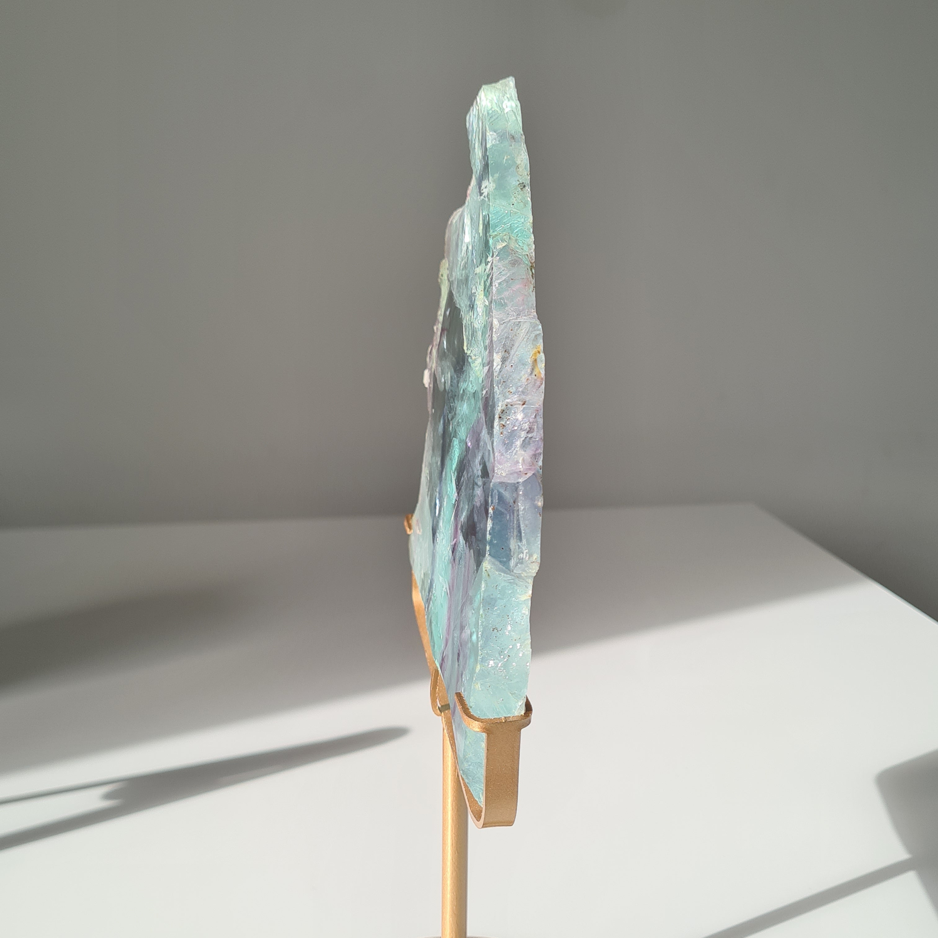 Fluorite Dream Portal On Custom Stand | 28 cm tall with stand